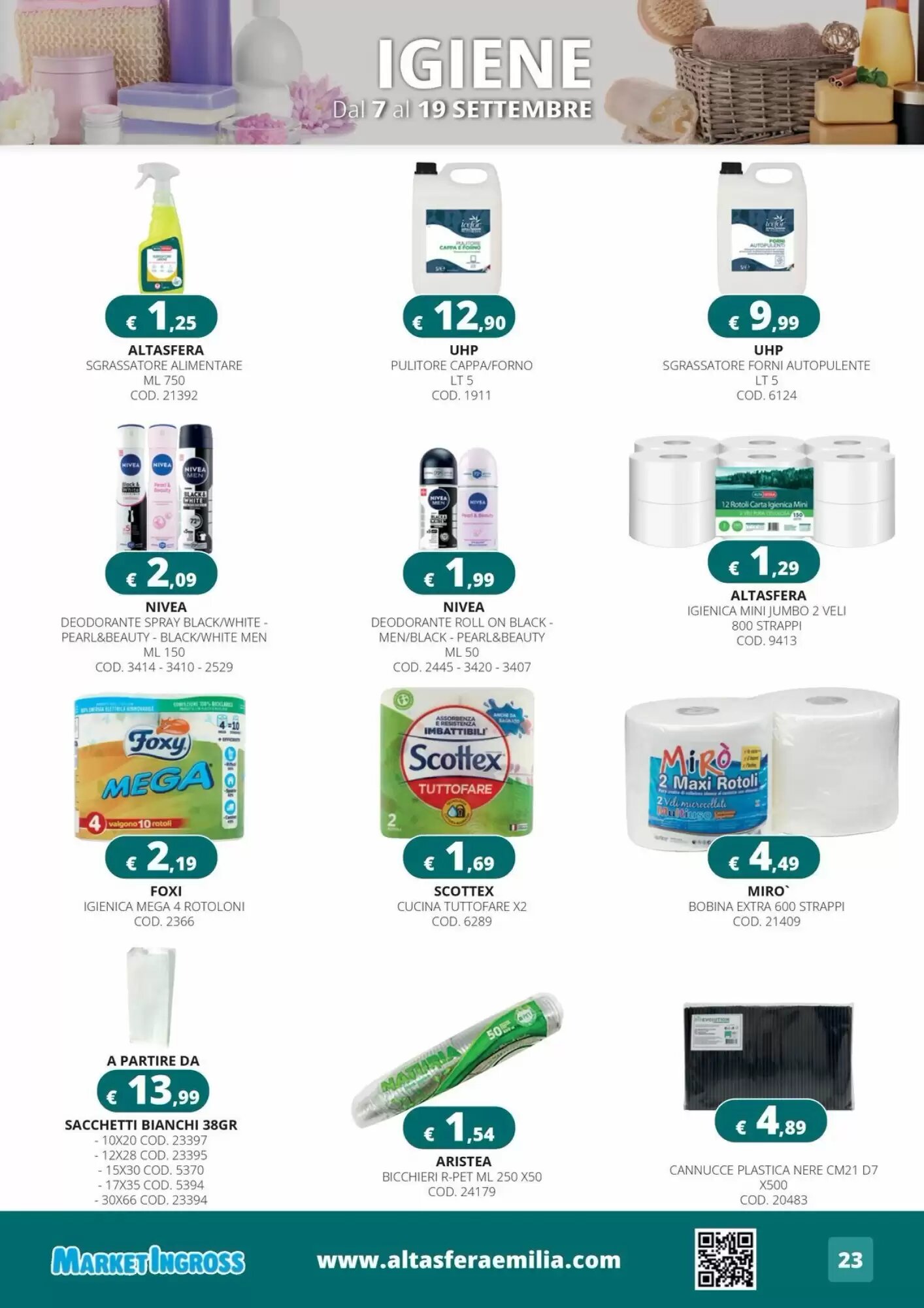 Volantino promozionale Altasfera  valide dal 07/09/2026 - Pagina 23.