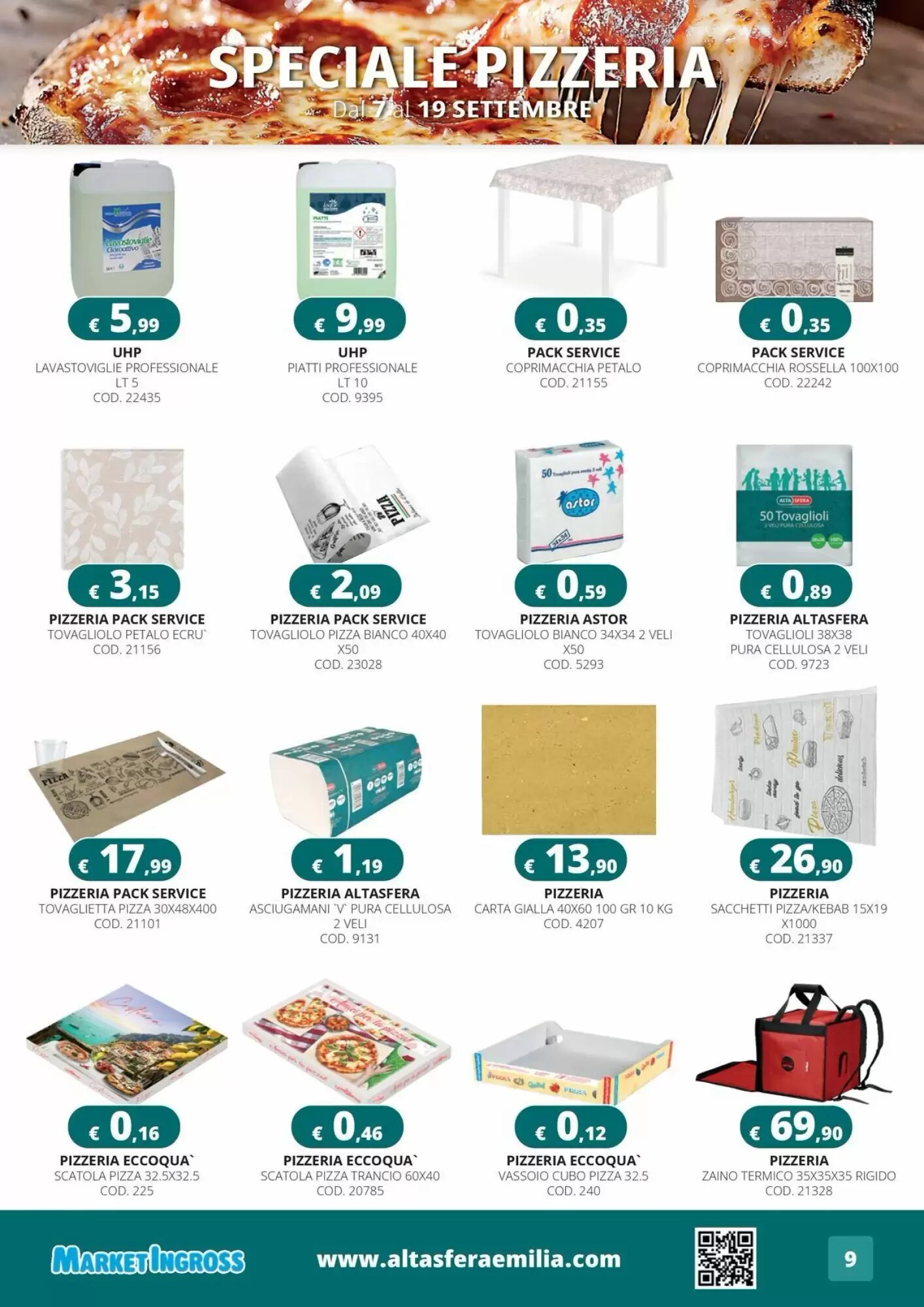 Volantino promozionale Altasfera  valide dal 07/09/2026 - Pagina 9.