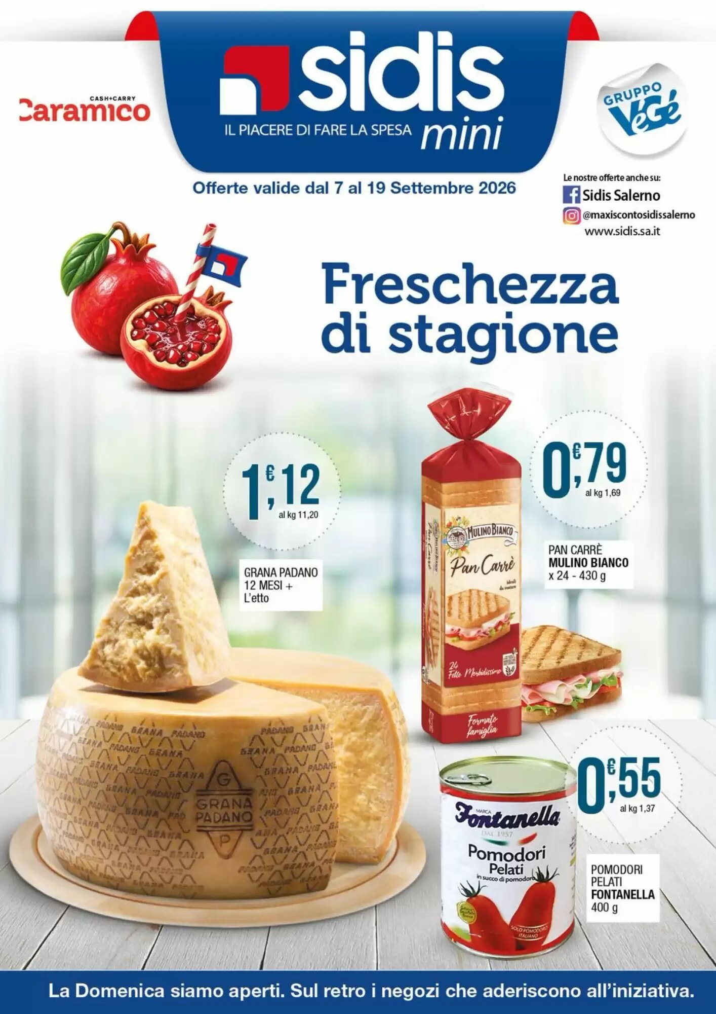 Volantino promozionale Sidis  valide dal 07/09/2026 - Pagina 1.