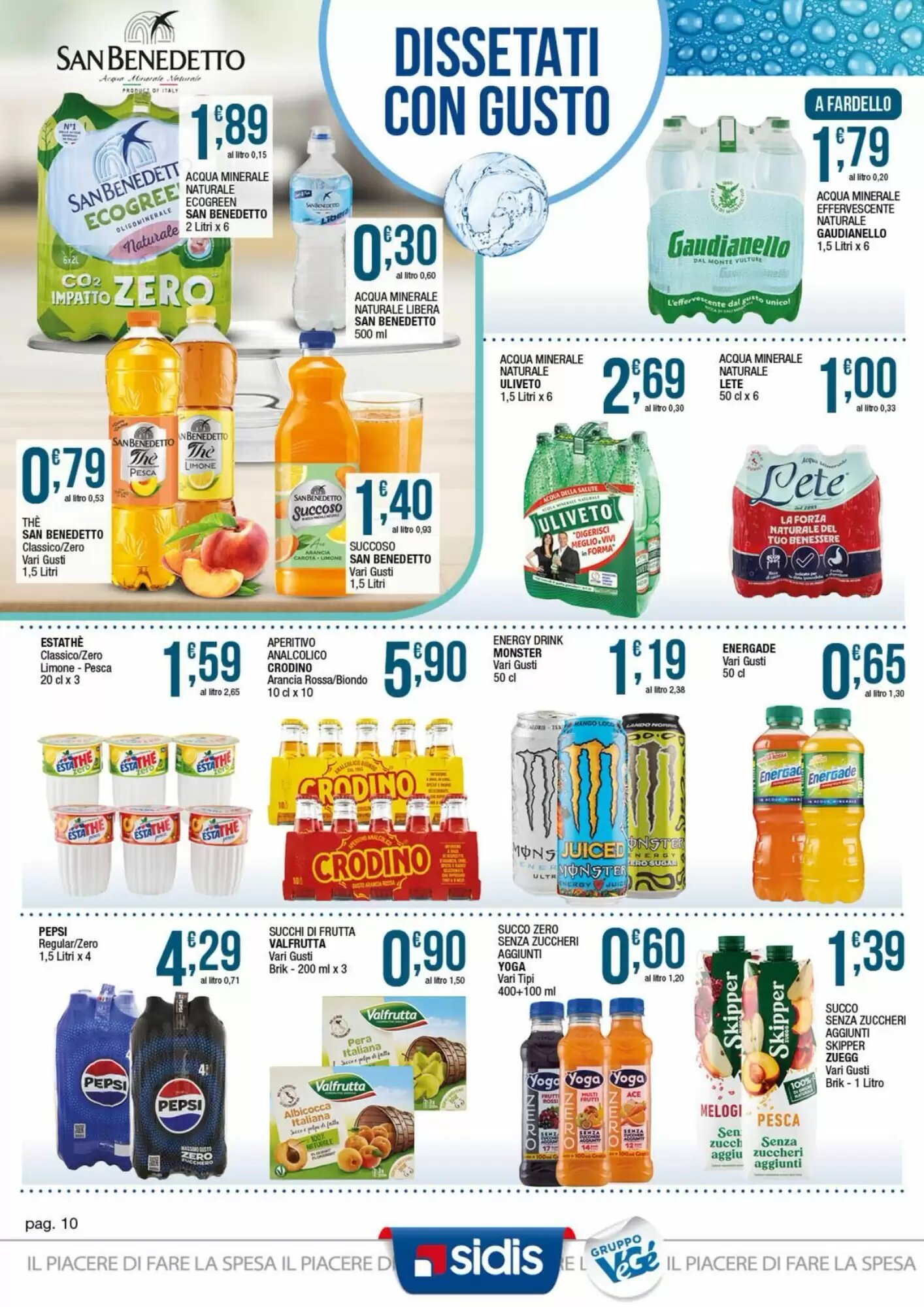 Volantino promozionale Sidis  valide dal 07/09/2026 - Pagina 10.