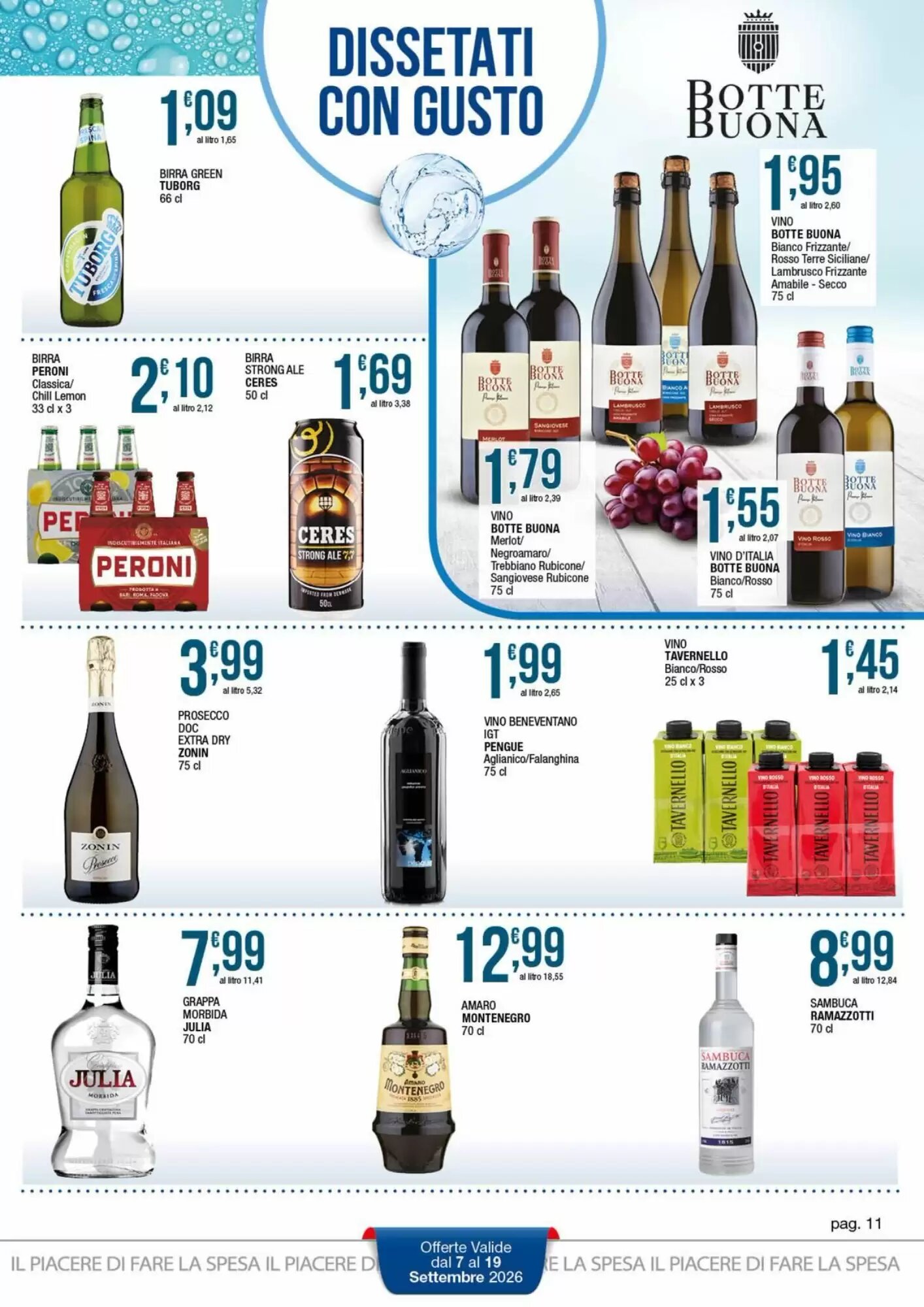 Volantino promozionale Sidis  valide dal 07/09/2026 - Pagina 11.