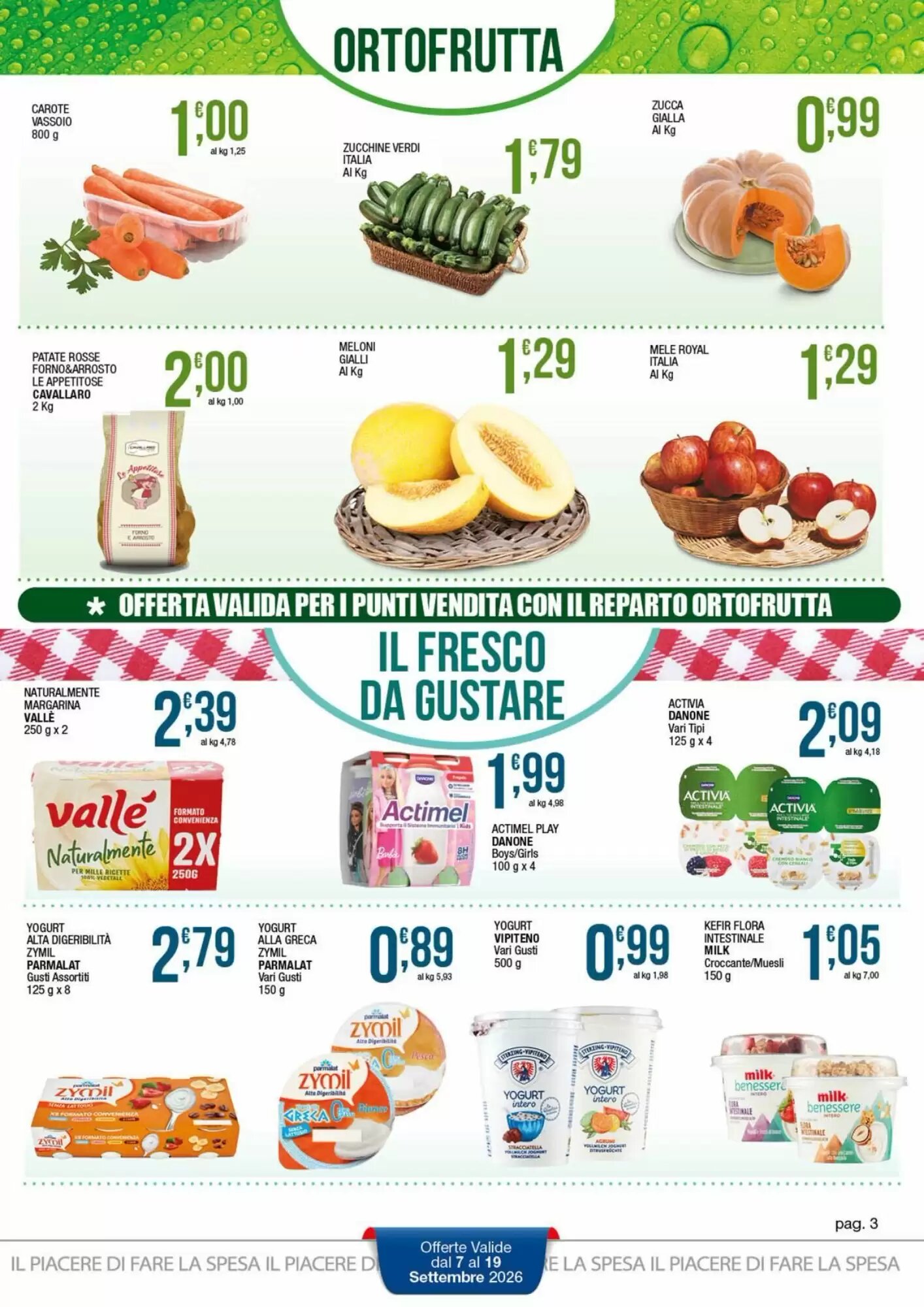 Volantino promozionale Sidis  valide dal 07/09/2026 - Pagina 3.