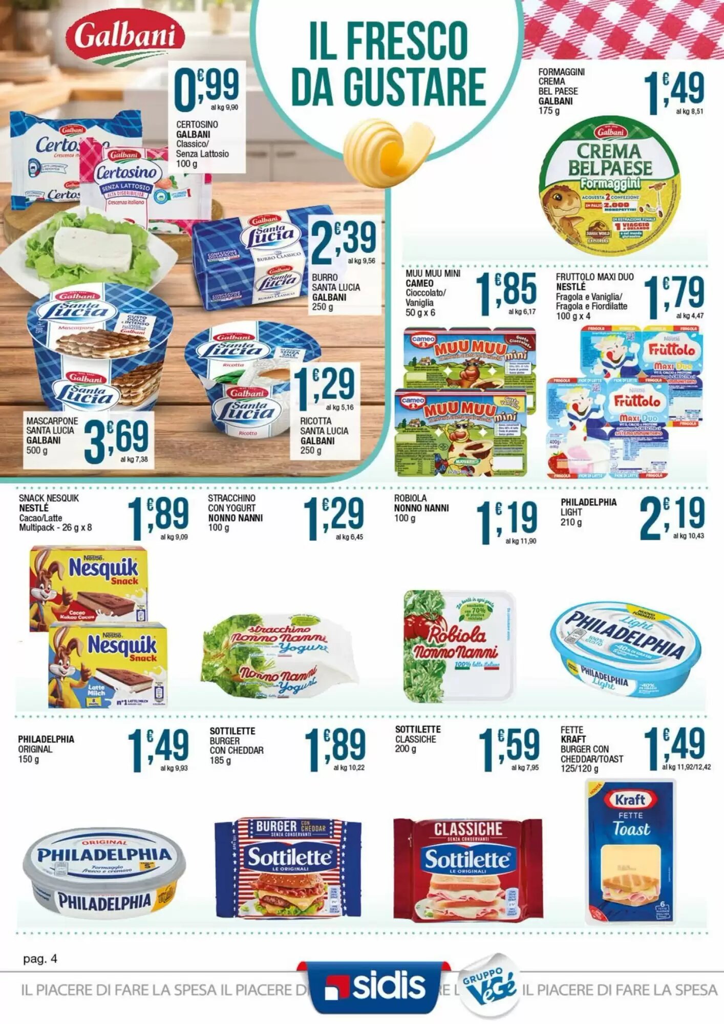 Volantino promozionale Sidis  valide dal 07/09/2026 - Pagina 4.