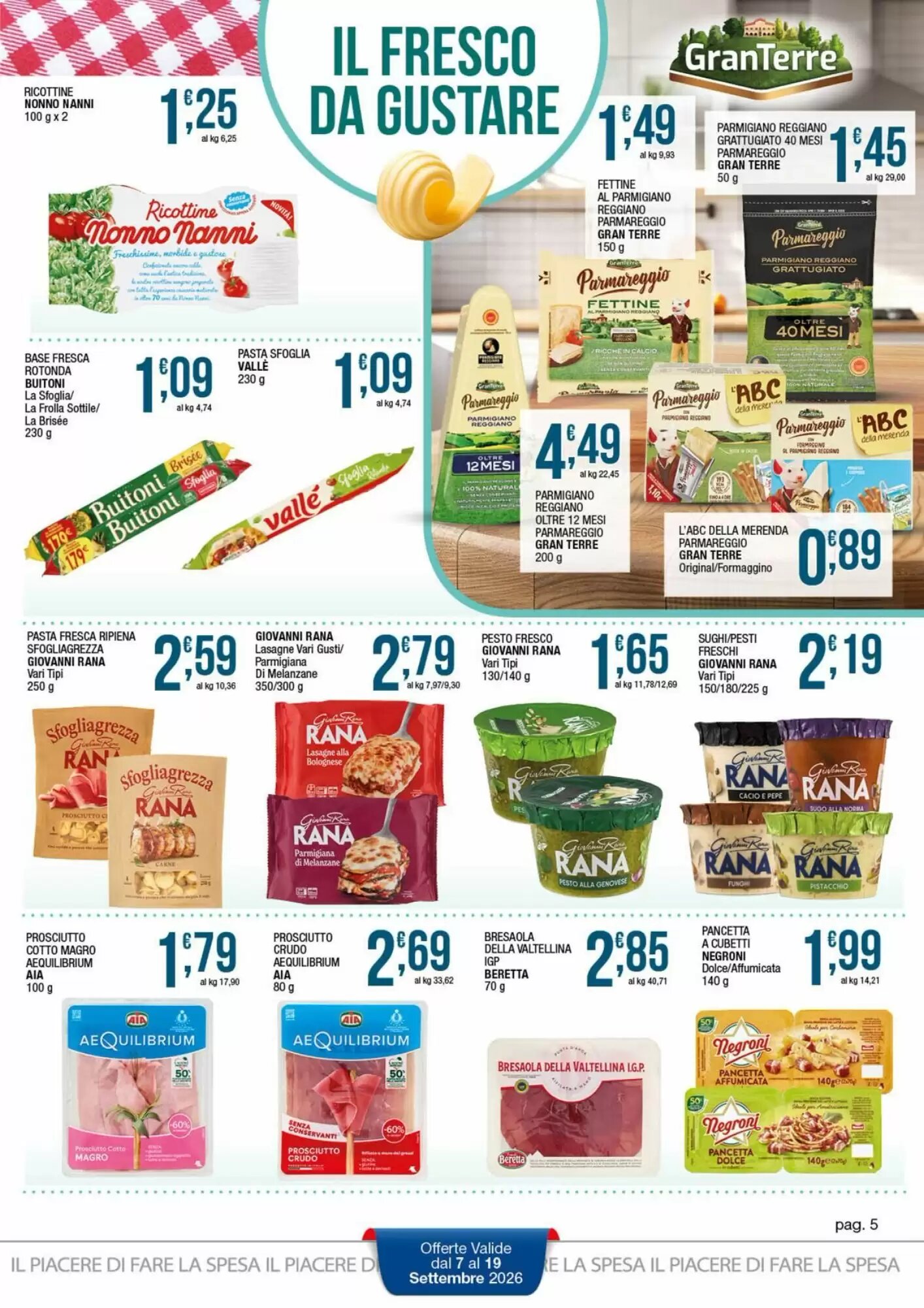 Volantino promozionale Sidis  valide dal 07/09/2026 - Pagina 5.
