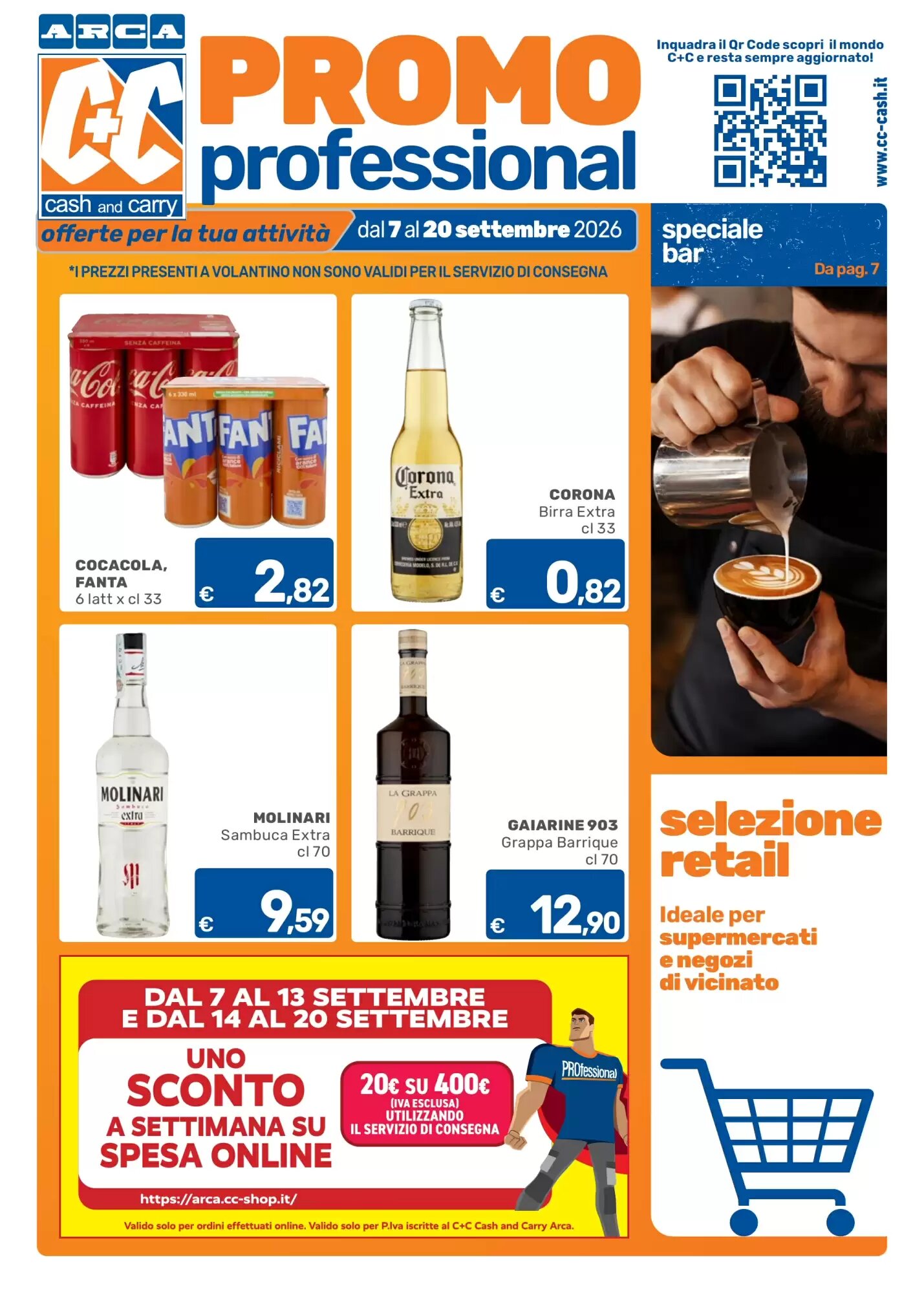 Volantino promozionale C+C Cash and Carry valide dal 07/09/2026 - Pagina 1.