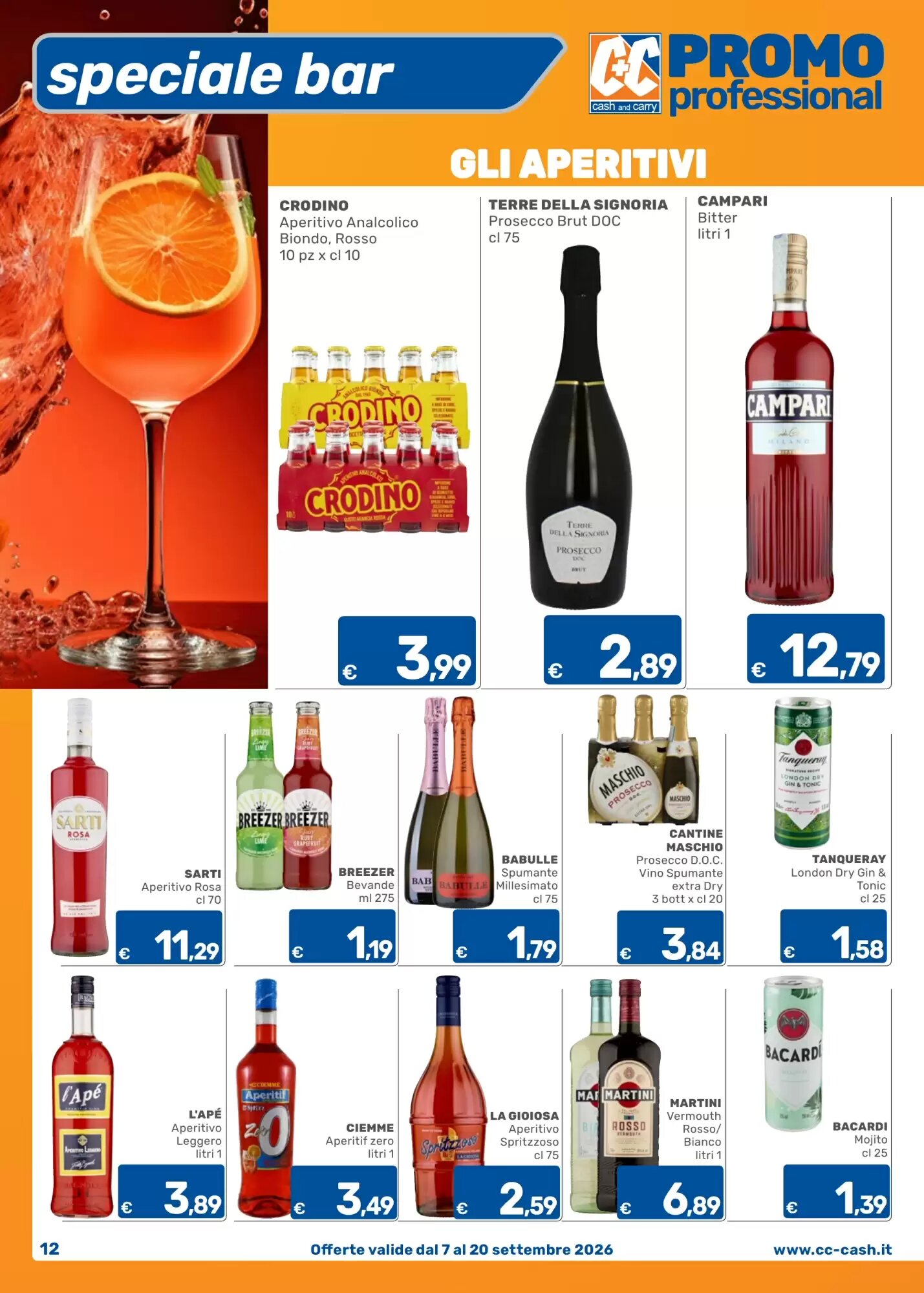 Volantino promozionale C+C Cash and Carry  valide dal 07/09/2026 - Pagina 12.