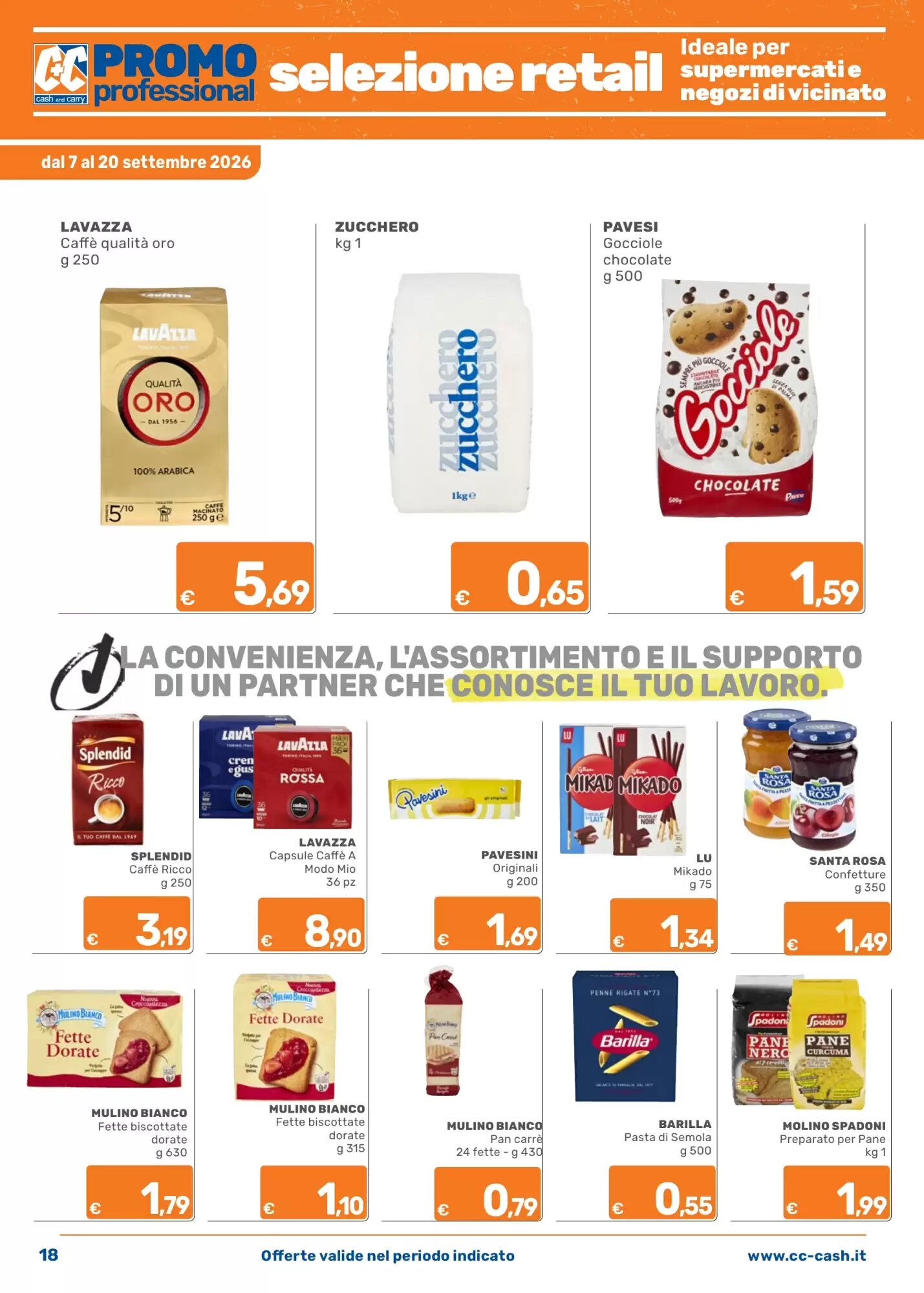 Volantino promozionale C+C Cash and Carry  valide dal 07/09/2026 - Pagina 18.
