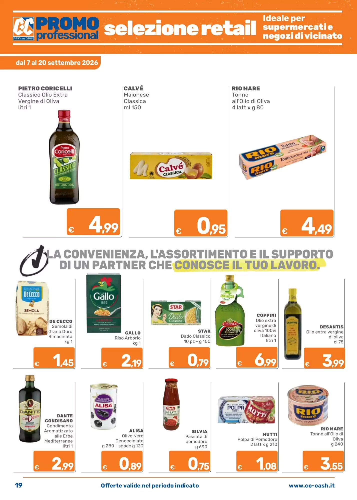 Volantino promozionale C+C Cash and Carry  valide dal 07/09/2026 - Pagina 19.