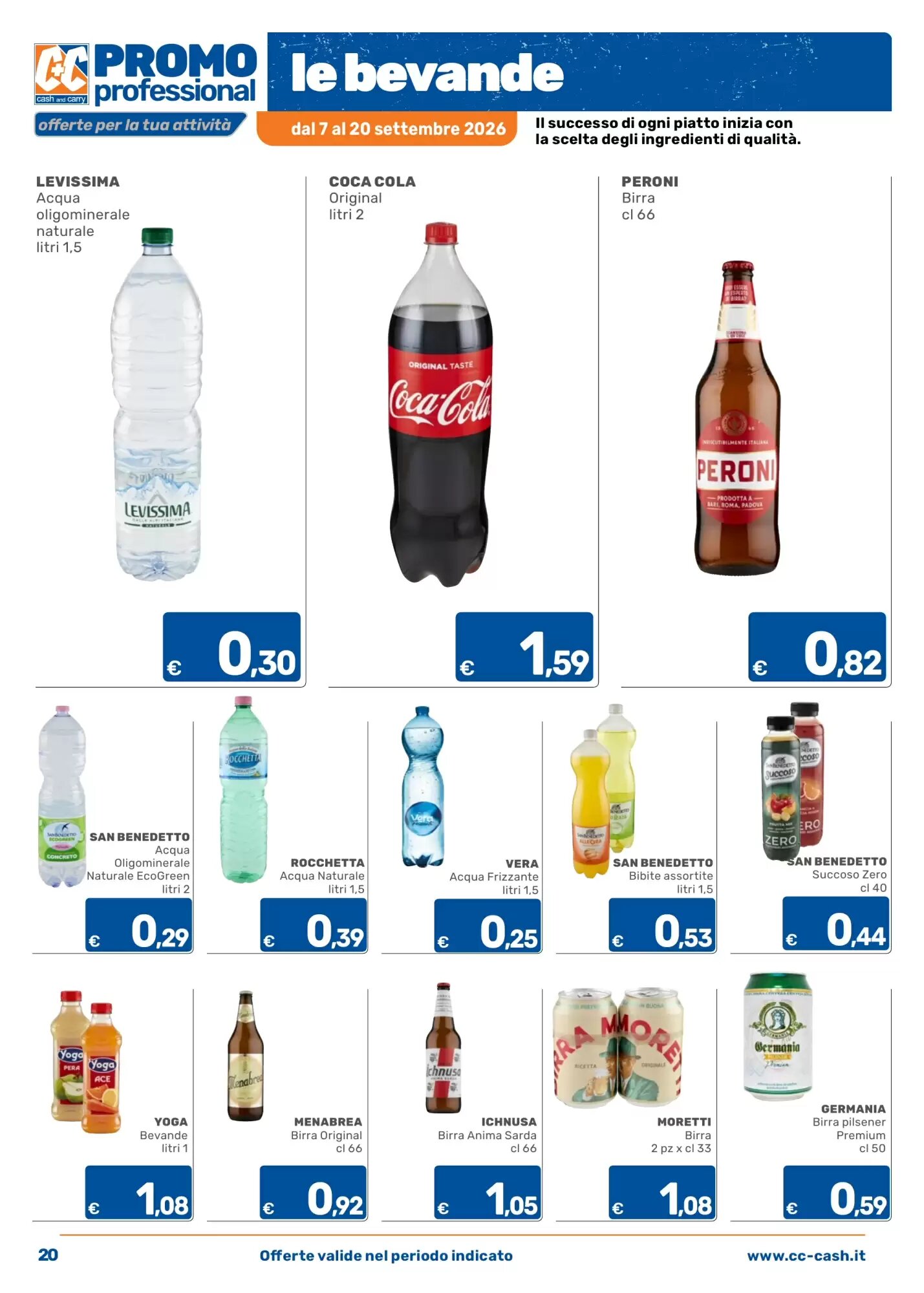 Volantino promozionale C+C Cash and Carry  valide dal 07/09/2026 - Pagina 20.