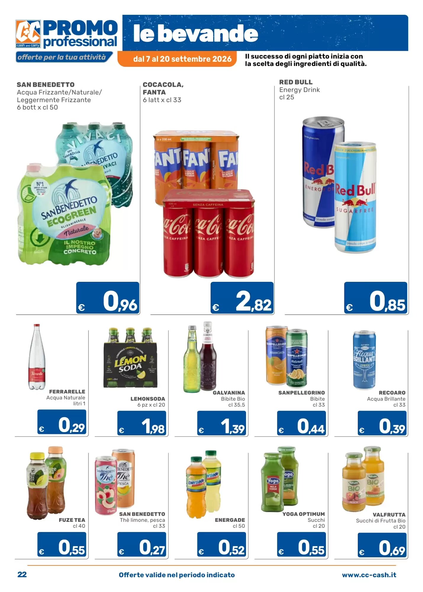 Volantino promozionale C+C Cash and Carry  valide dal 07/09/2026 - Pagina 22.