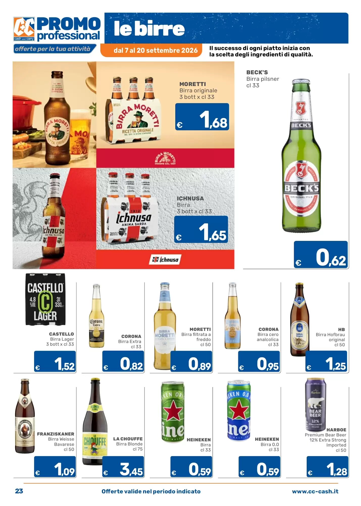 Volantino promozionale C+C Cash and Carry  valide dal 07/09/2026 - Pagina 23.