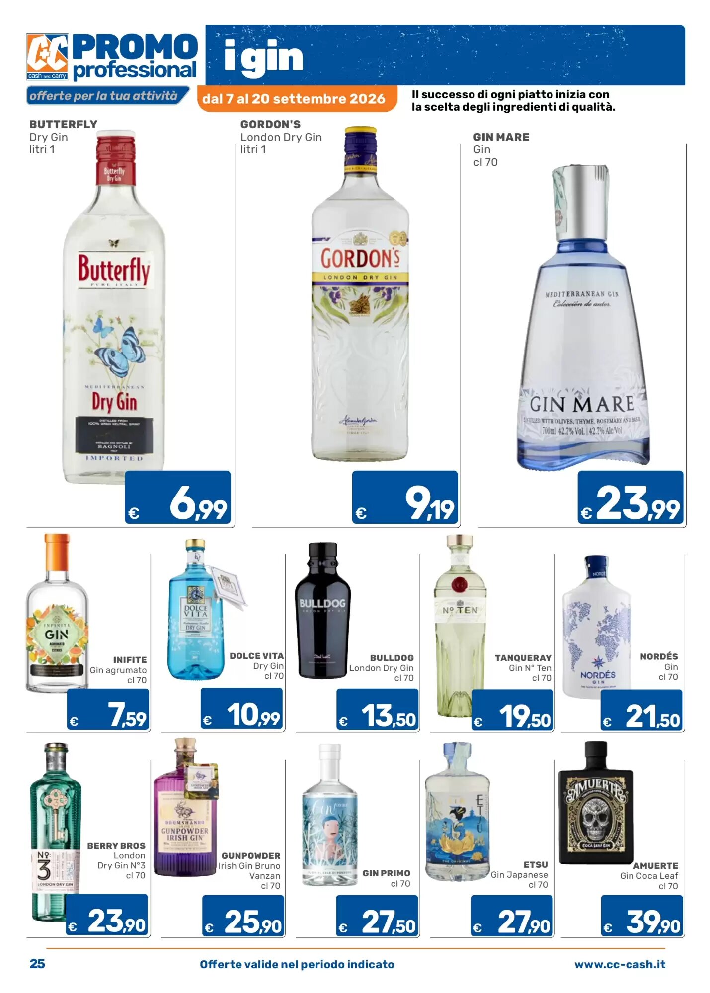 Volantino promozionale C+C Cash and Carry  valide dal 07/09/2026 - Pagina 25.