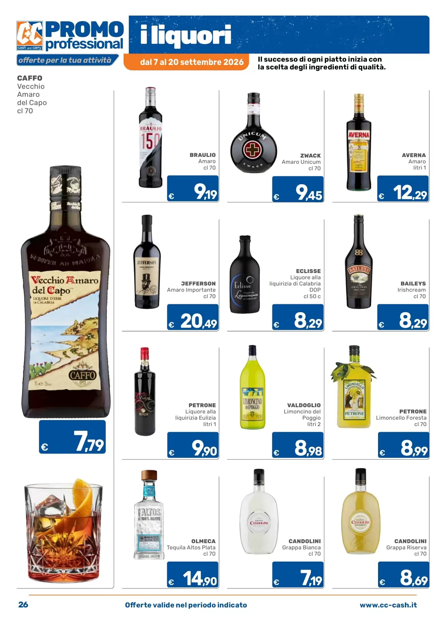 Volantino promozionale C+C Cash and Carry  valide dal 07/09/2026 - Pagina 26.