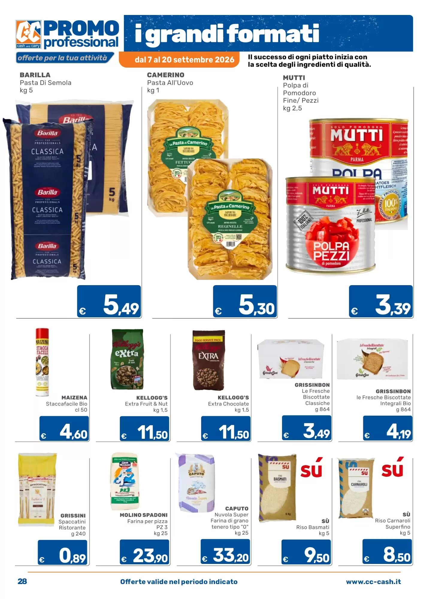 Volantino promozionale C+C Cash and Carry  valide dal 07/09/2026 - Pagina 28.