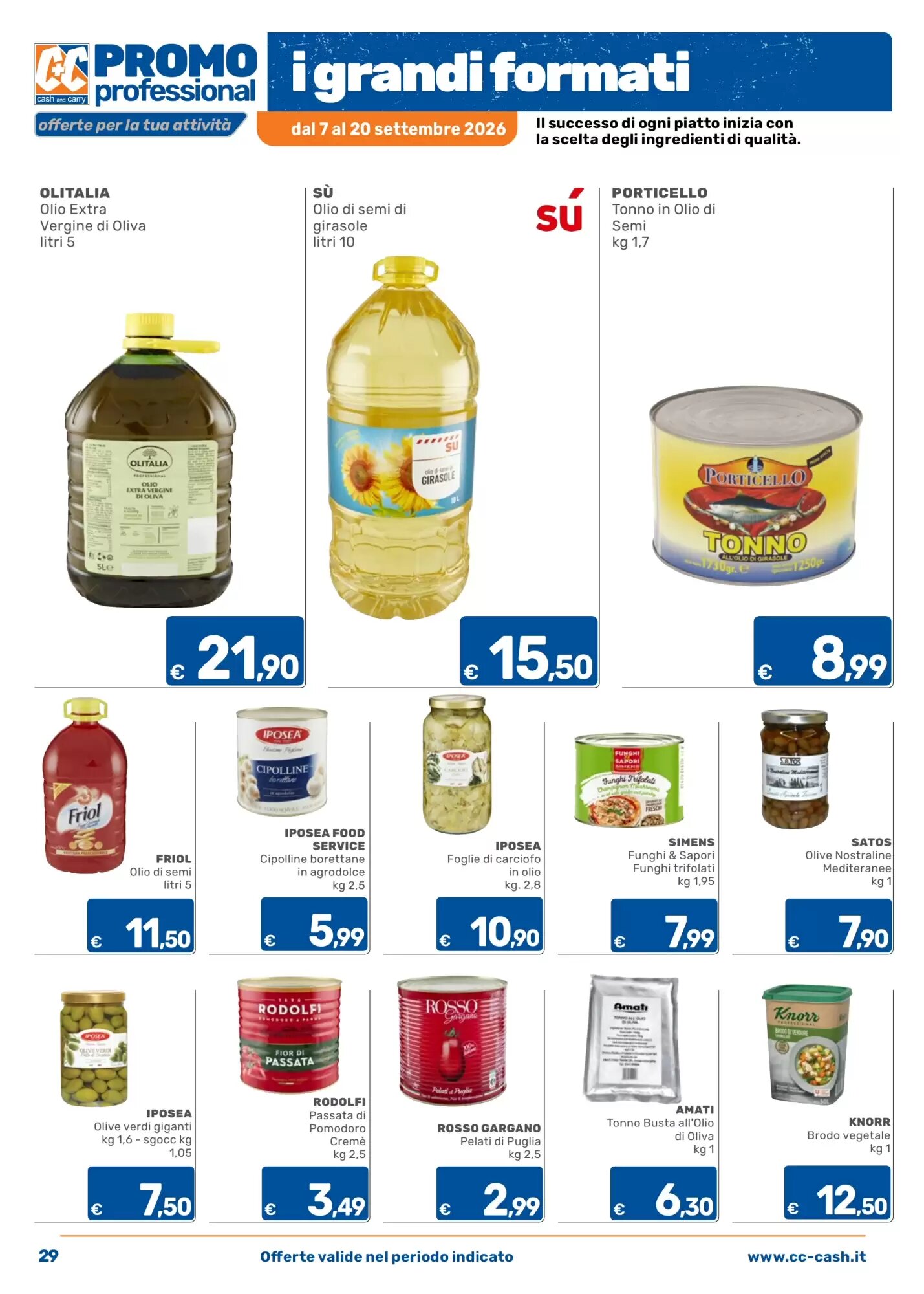 Volantino promozionale C+C Cash and Carry  valide dal 07/09/2026 - Pagina 29.