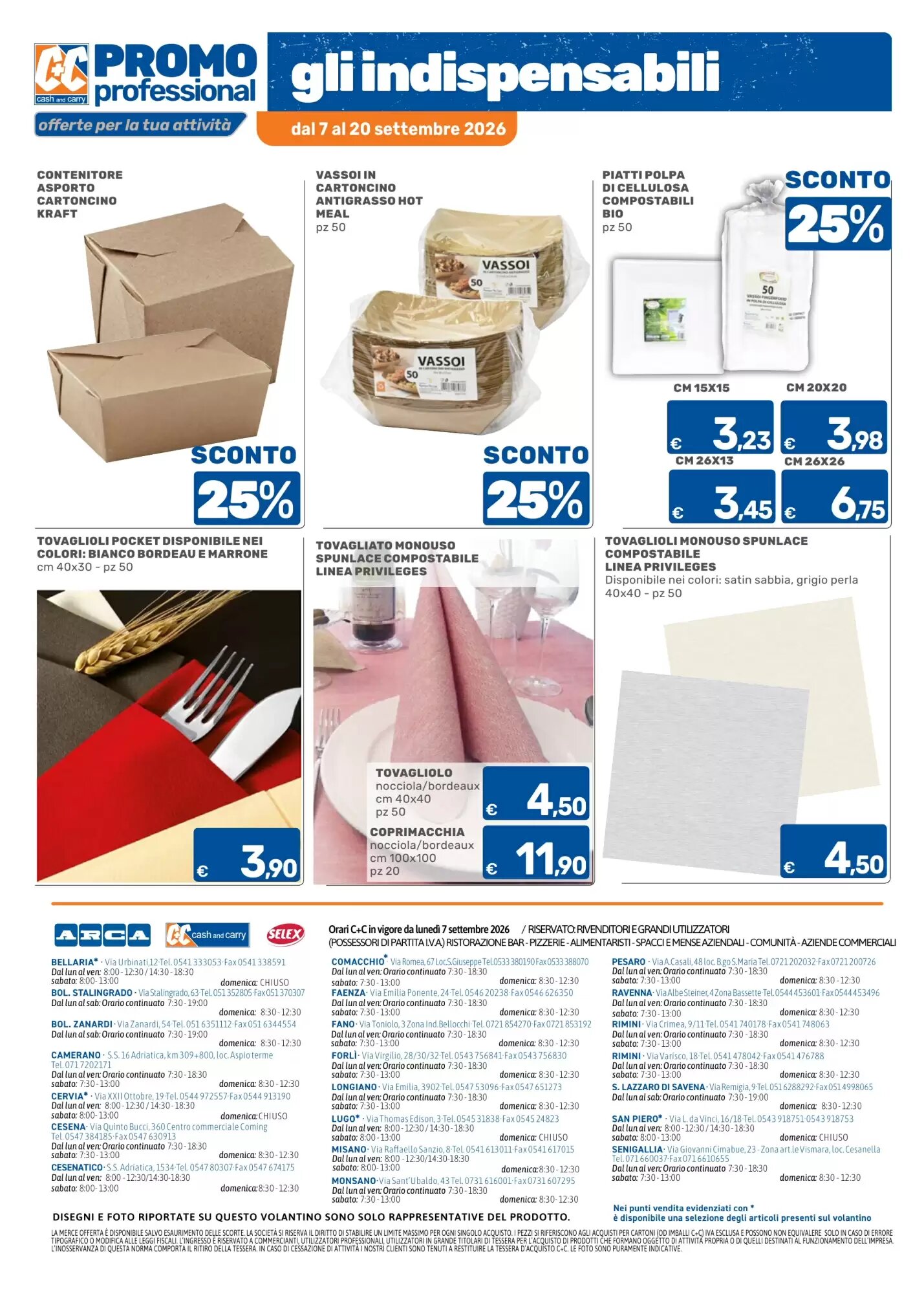 Volantino promozionale C+C Cash and Carry  valide dal 07/09/2026 - Pagina 32.