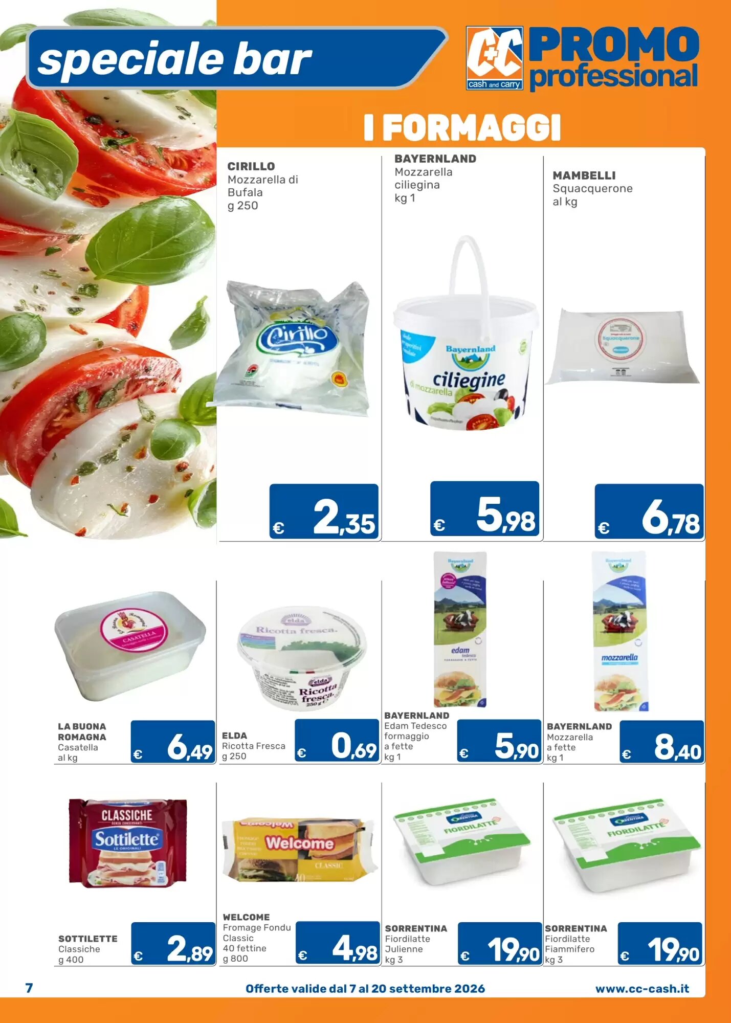 Volantino promozionale C+C Cash and Carry  valide dal 07/09/2026 - Pagina 7.