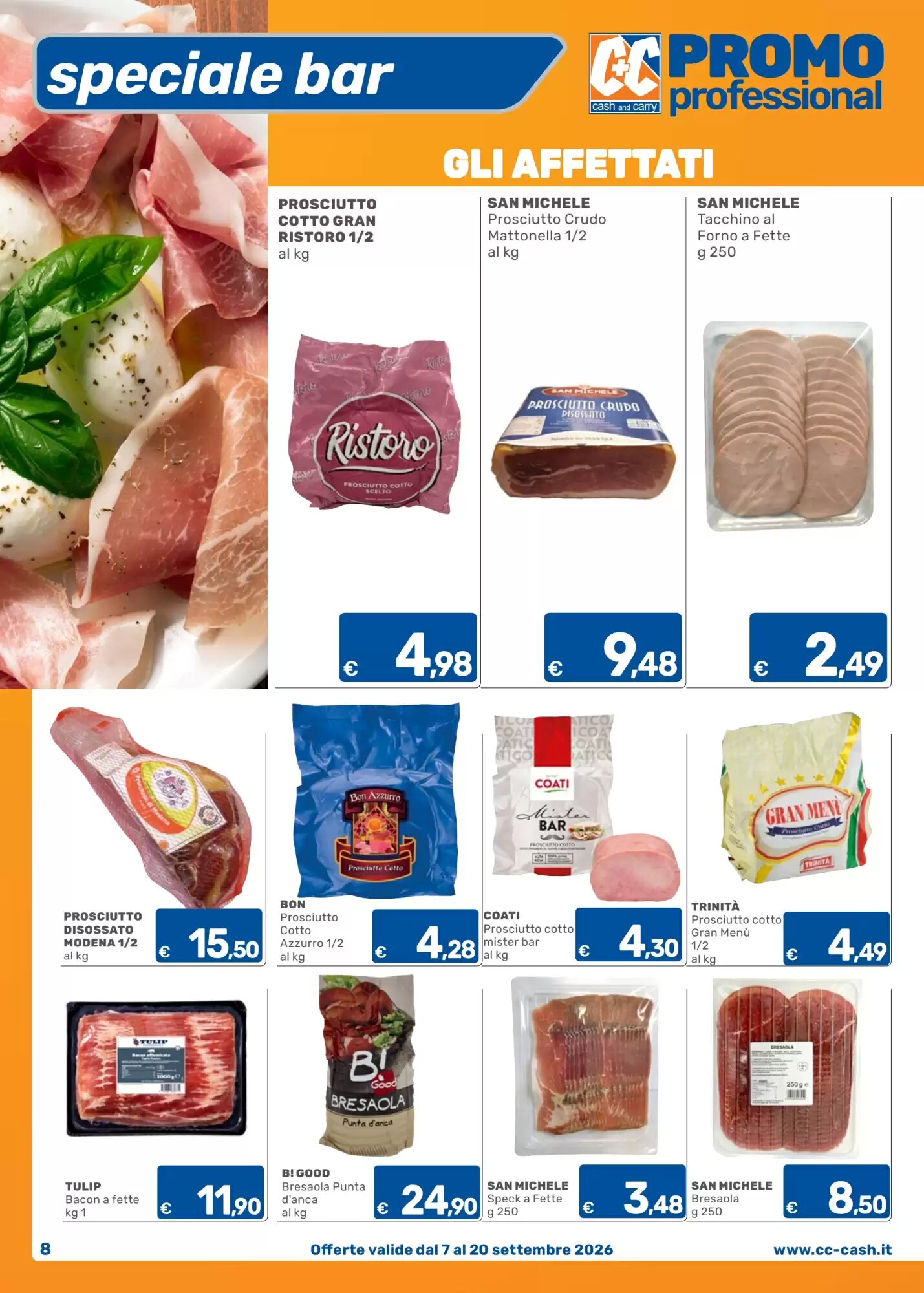 Volantino promozionale C+C Cash and Carry  valide dal 07/09/2026 - Pagina 8.