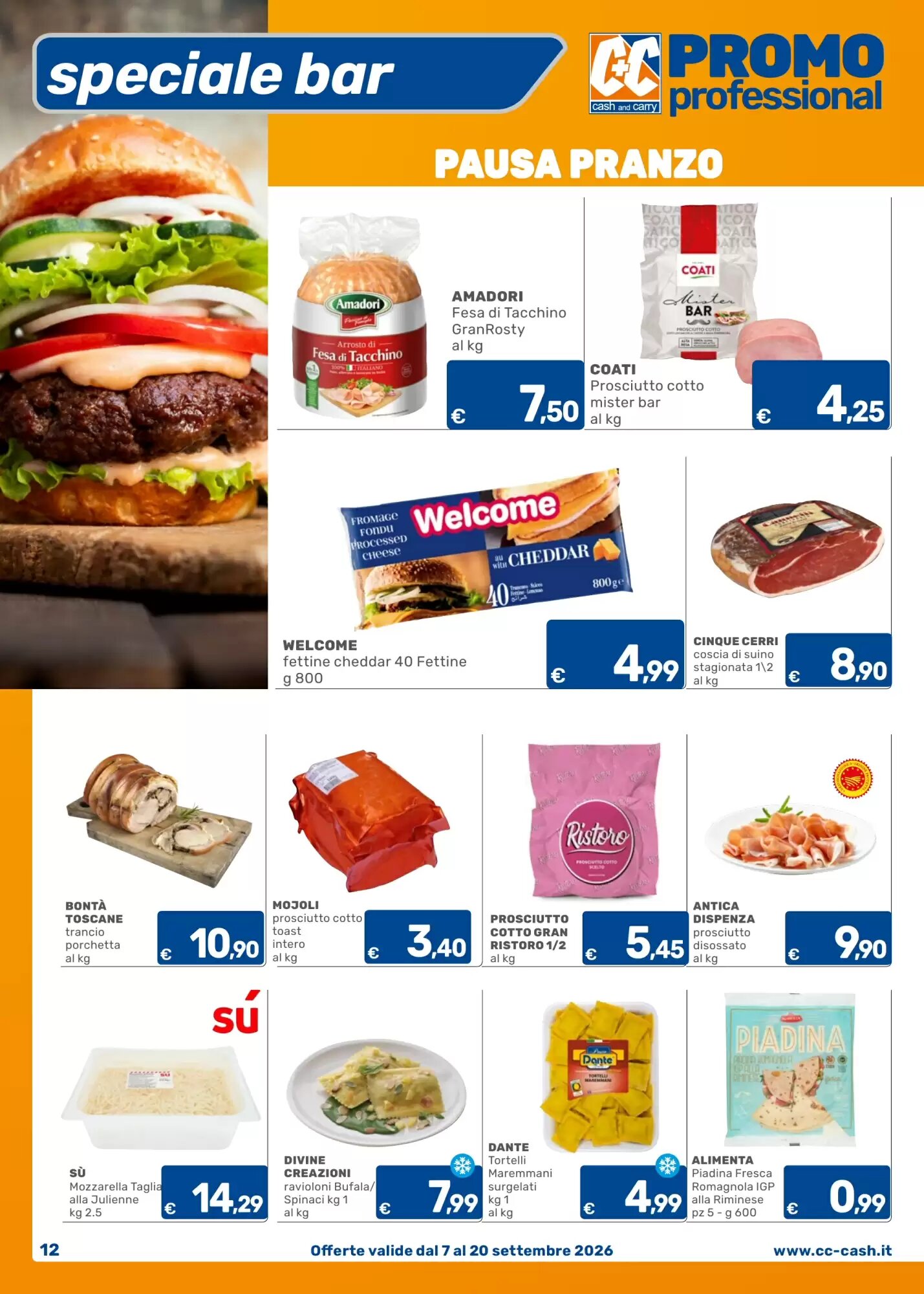 Volantino promozionale C+C Cash and Carry  valide dal 07/09/2026 - Pagina 12.