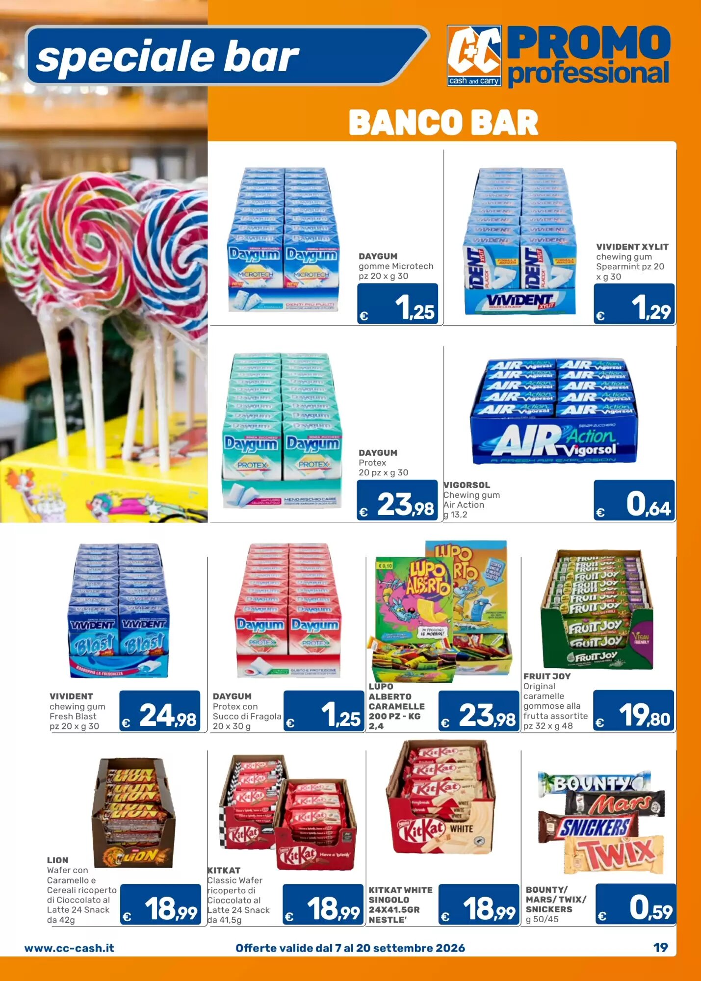 Volantino promozionale C+C Cash and Carry  valide dal 07/09/2026 - Pagina 19.