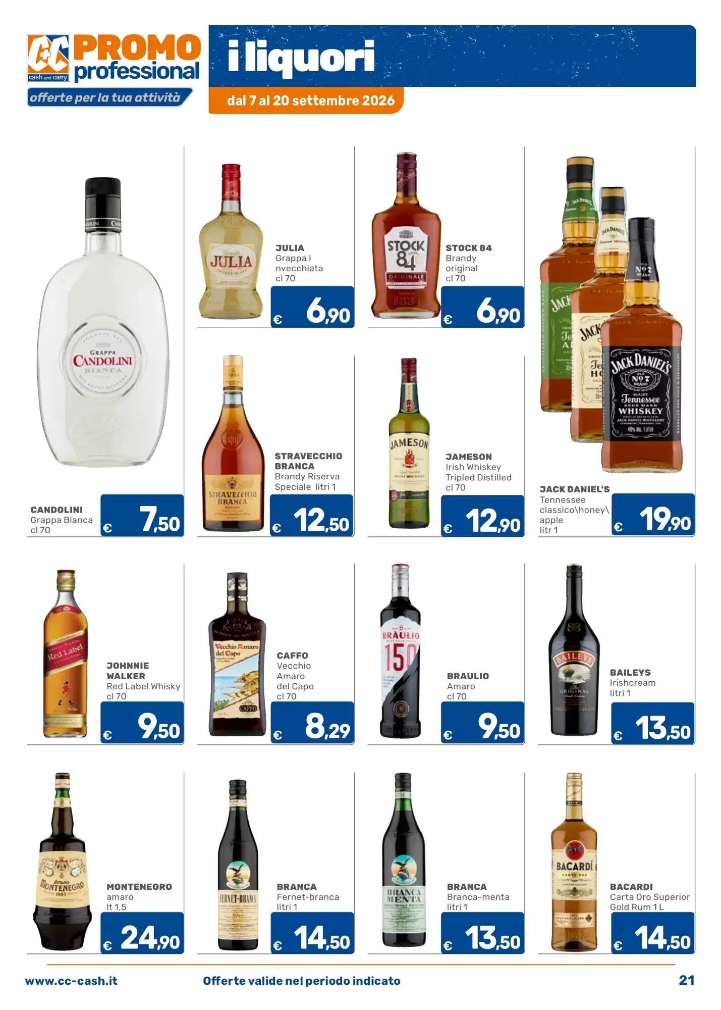 Volantino promozionale C+C Cash and Carry  valide dal 07/09/2026 - Pagina 21.