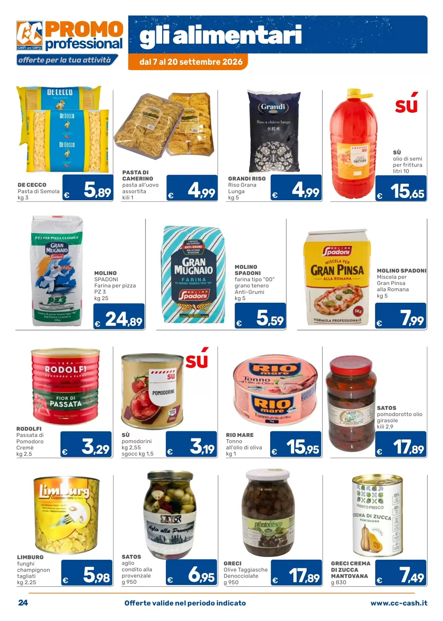 Volantino promozionale C+C Cash and Carry  valide dal 07/09/2026 - Pagina 24.