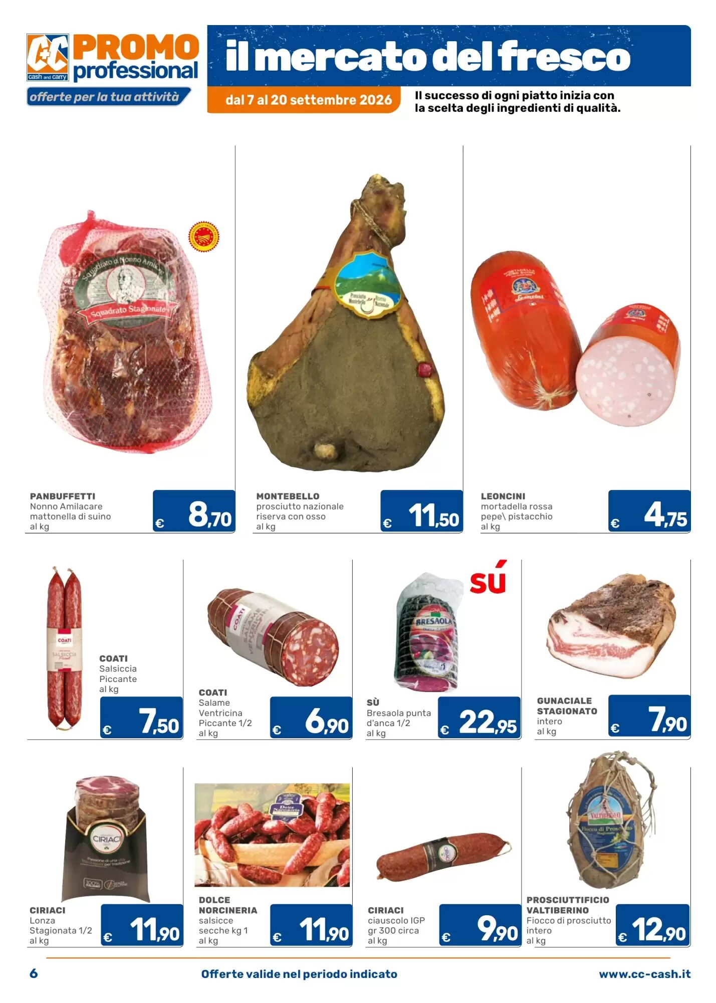 Volantino promozionale C+C Cash and Carry  valide dal 07/09/2026 - Pagina 6.