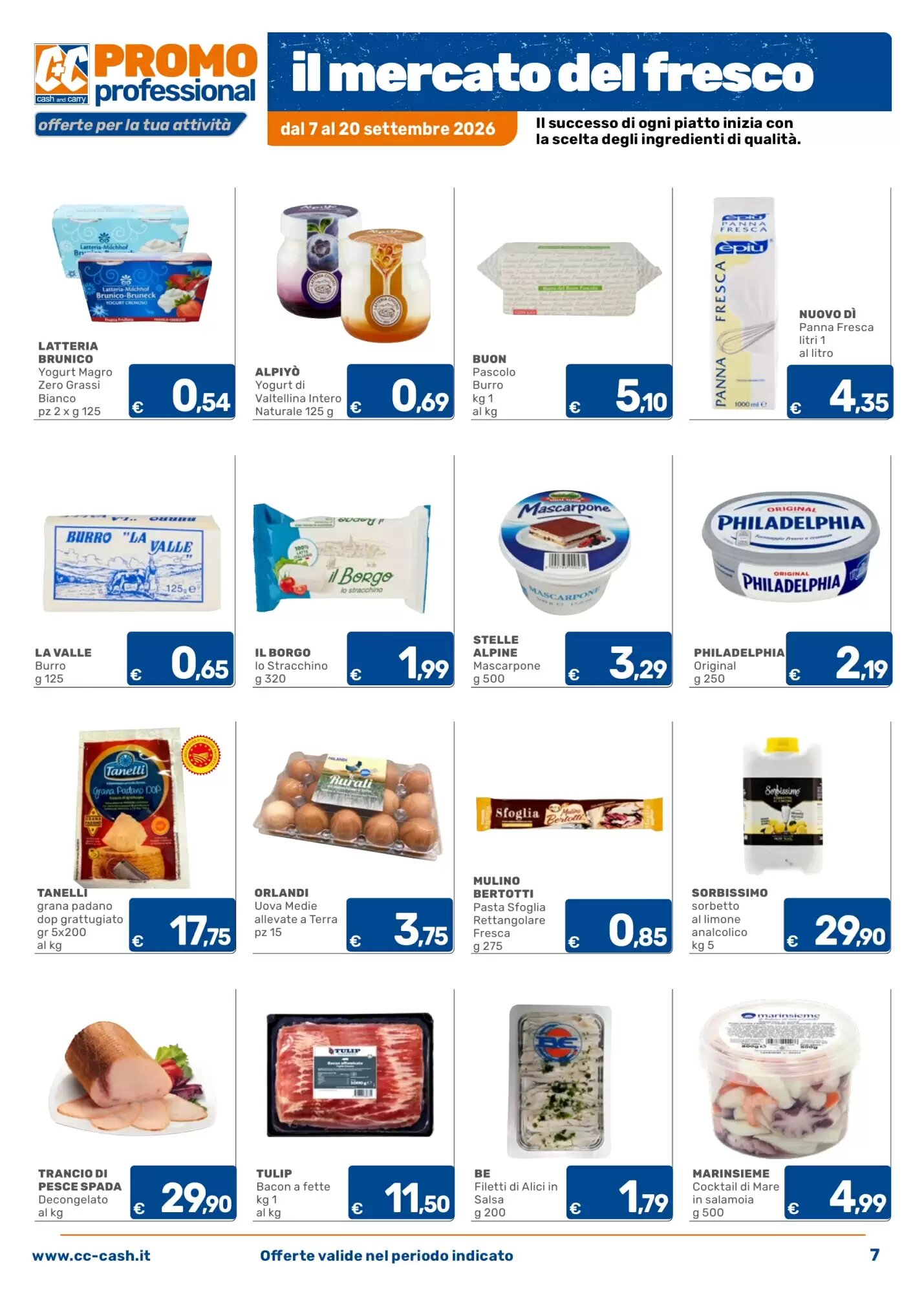 Volantino promozionale C+C Cash and Carry  valide dal 07/09/2026 - Pagina 7.