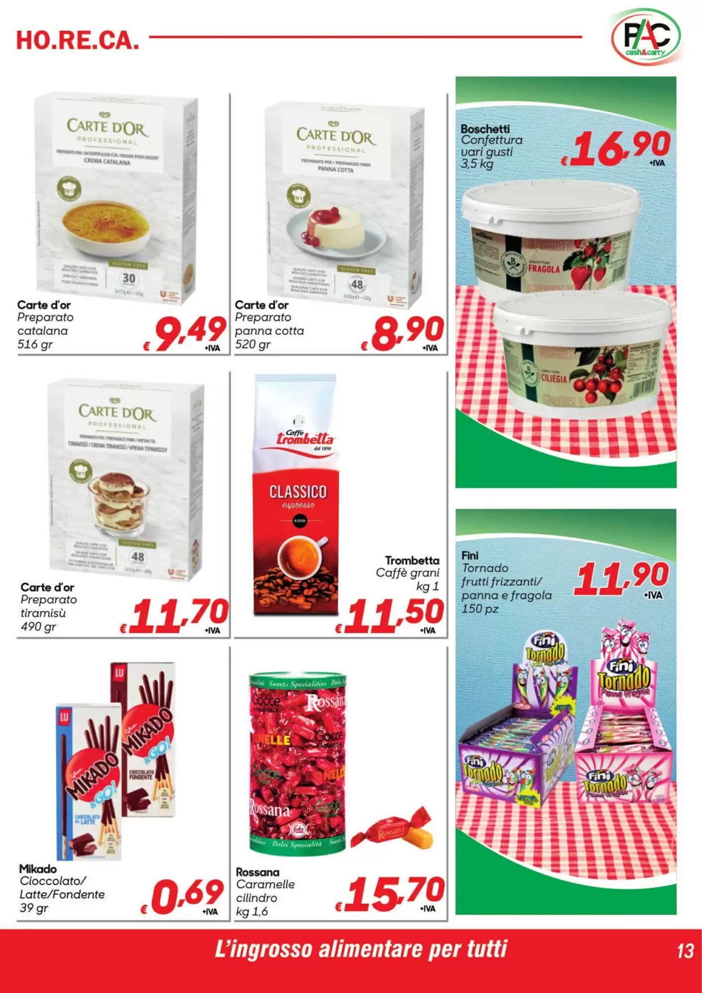 Volantino promozionale Pac Cash&Carry  valide dal 07/09/2026 - Pagina 13.