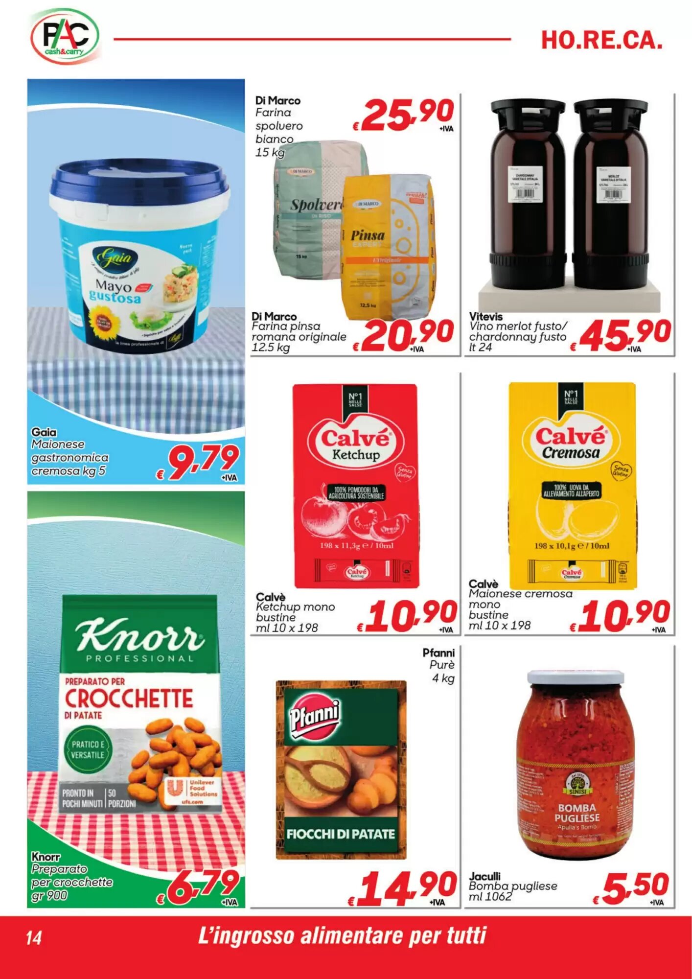 Volantino promozionale Pac Cash&Carry  valide dal 07/09/2026 - Pagina 14.