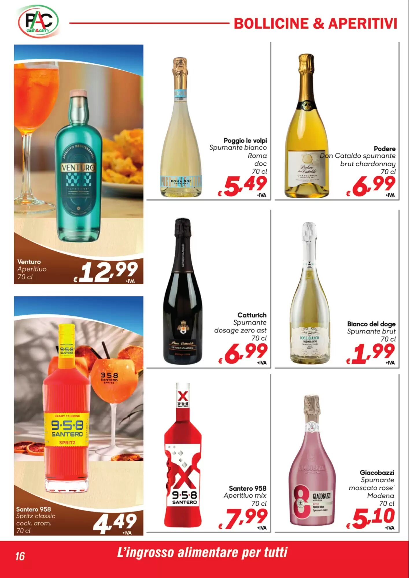 Volantino promozionale Pac Cash&Carry  valide dal 07/09/2026 - Pagina 16.