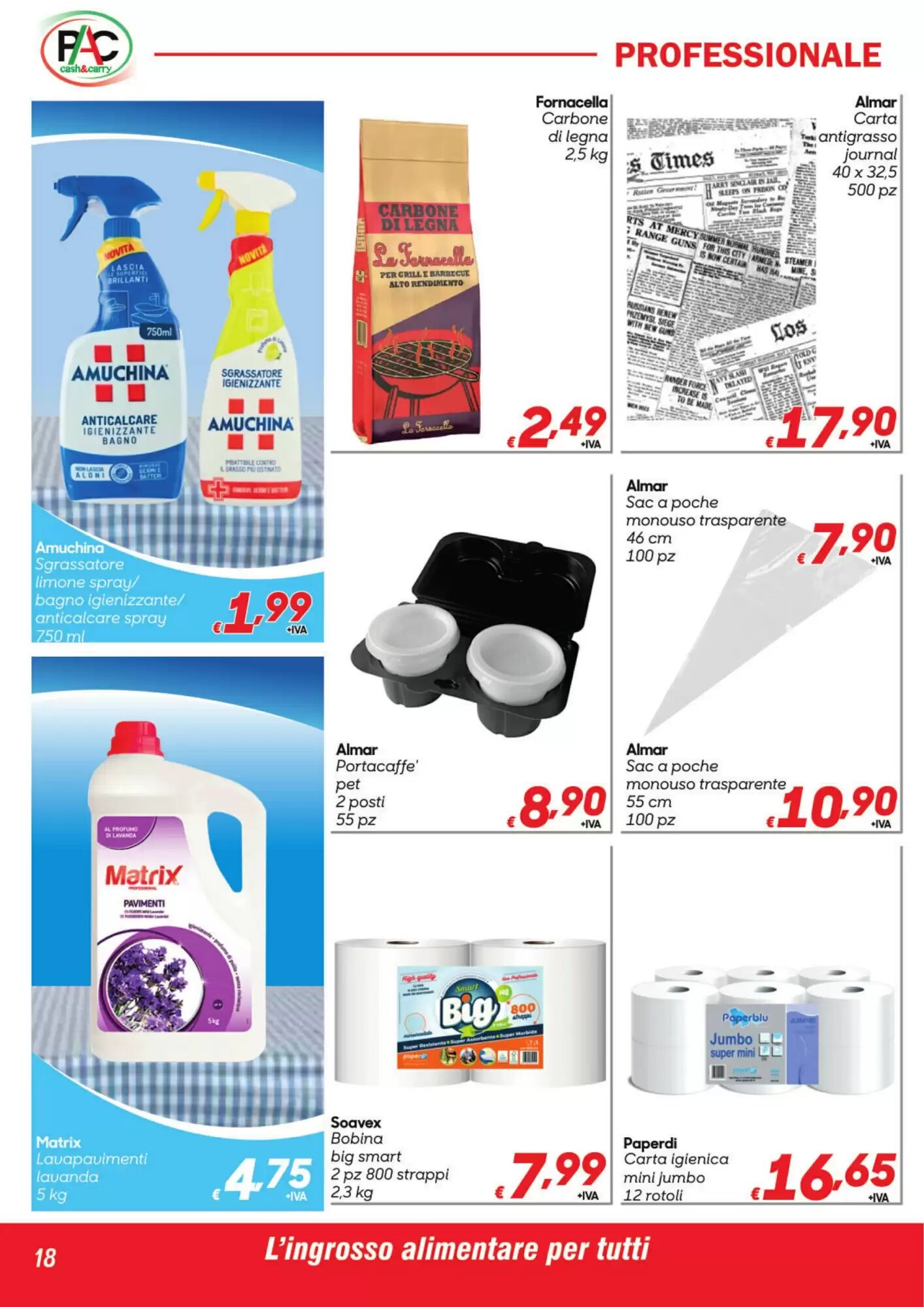 Volantino promozionale Pac Cash&Carry  valide dal 07/09/2026 - Pagina 18.