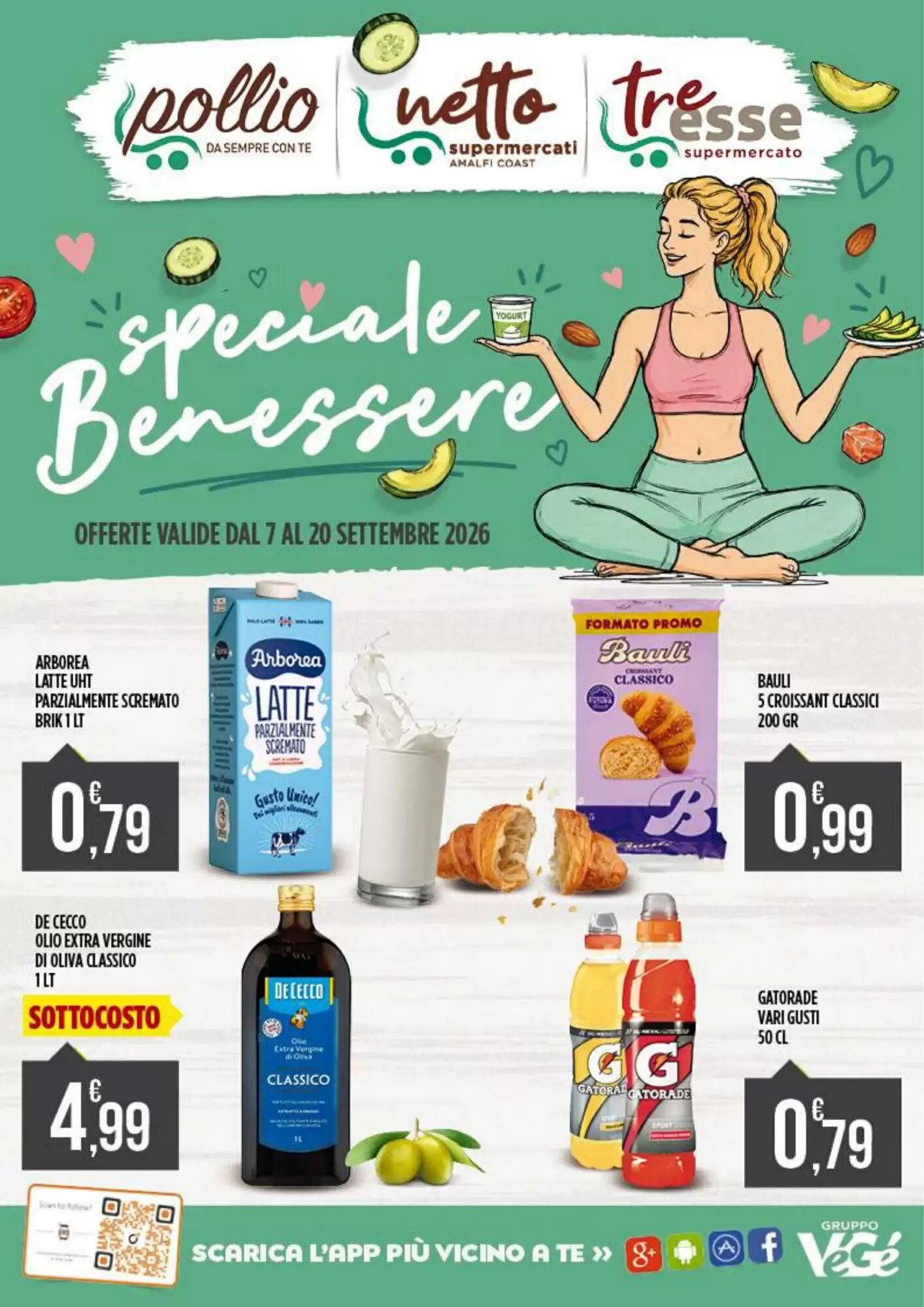 Volantino promozionale Netto Supermercati  valide dal 07/09/2026 - Pagina 1.