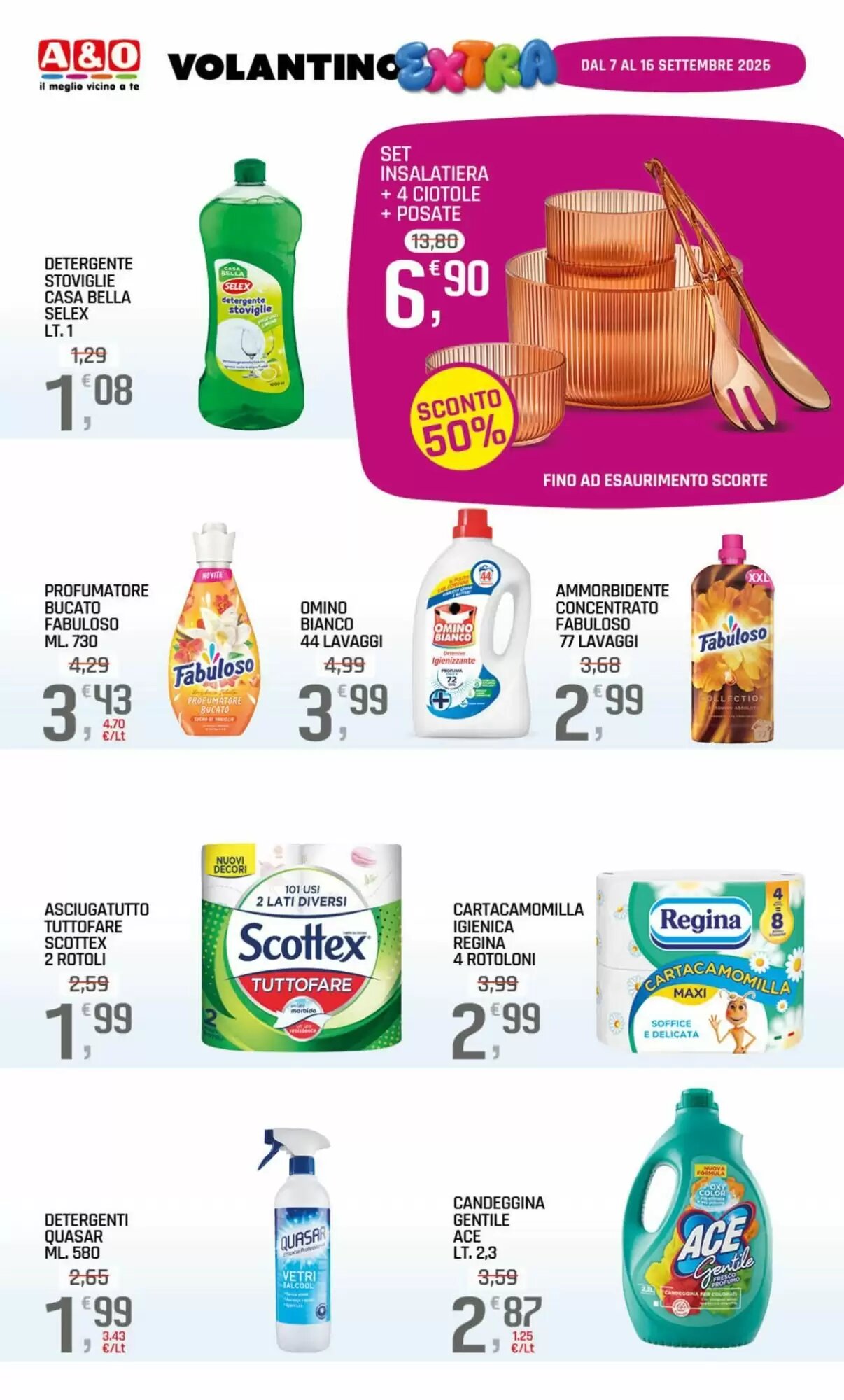 Volantino promozionale A&o  valide dal 07/09/2026 - Pagina 14.