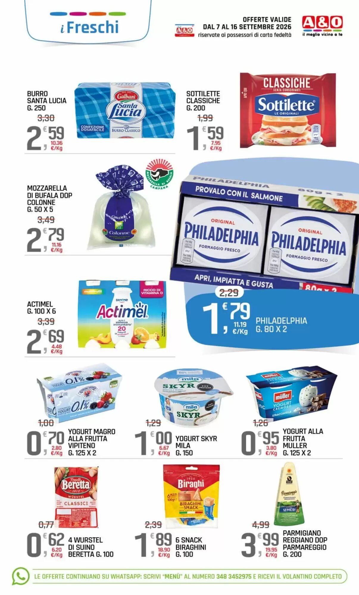 Volantino promozionale A&o  valide dal 07/09/2026 - Pagina 7.