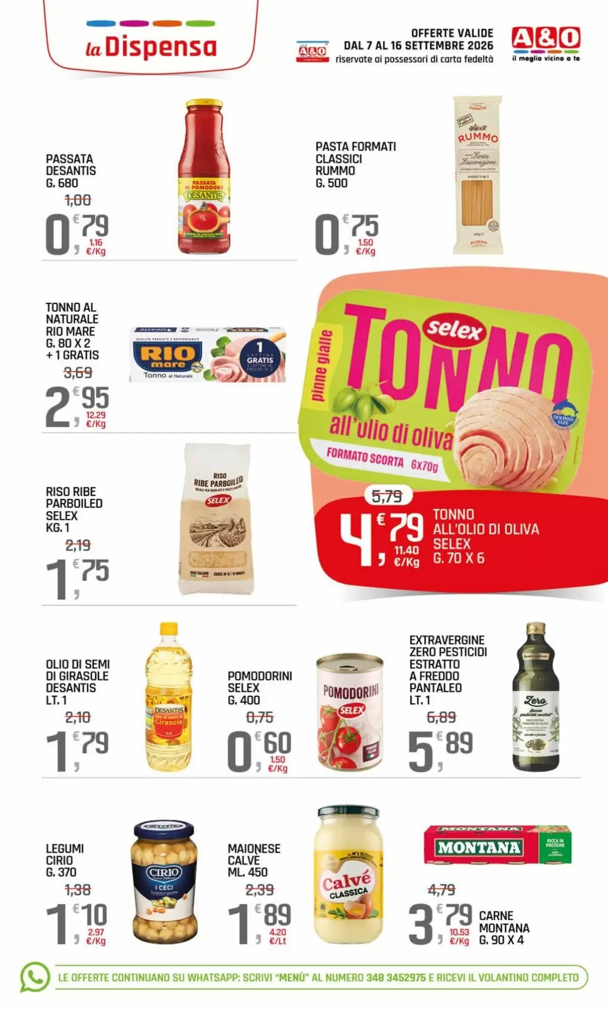 Volantino promozionale A&o  valide dal 07/09/2026 - Pagina 9.
