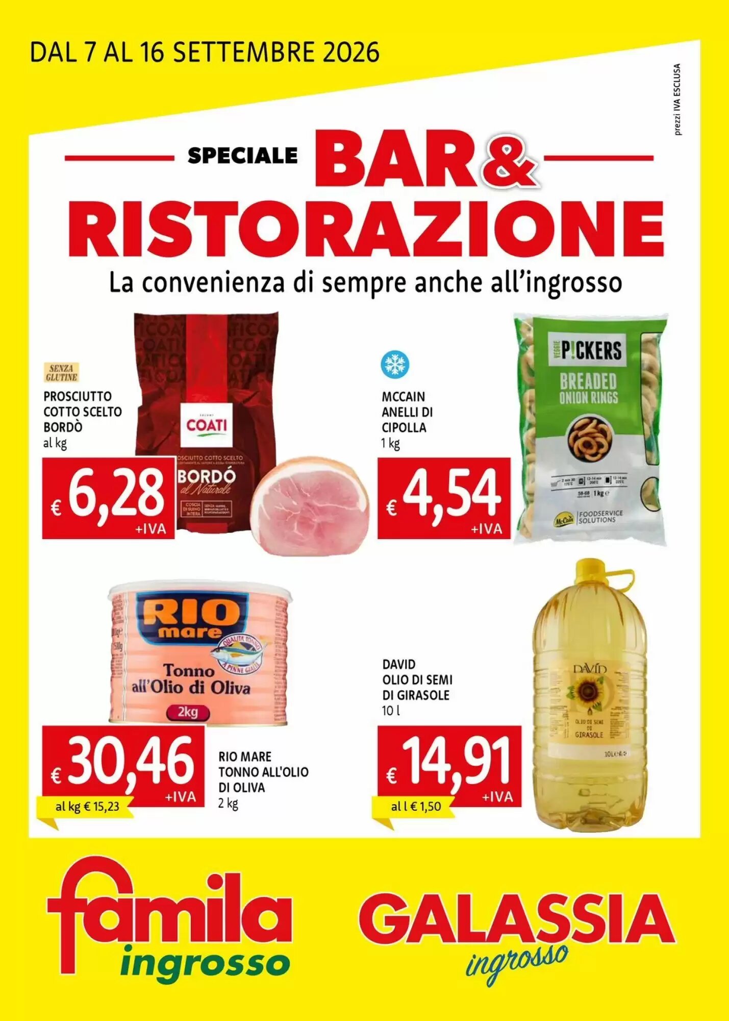 Volantino promozionale IperFamila valide dal 07/09/2026 - Pagina 1.