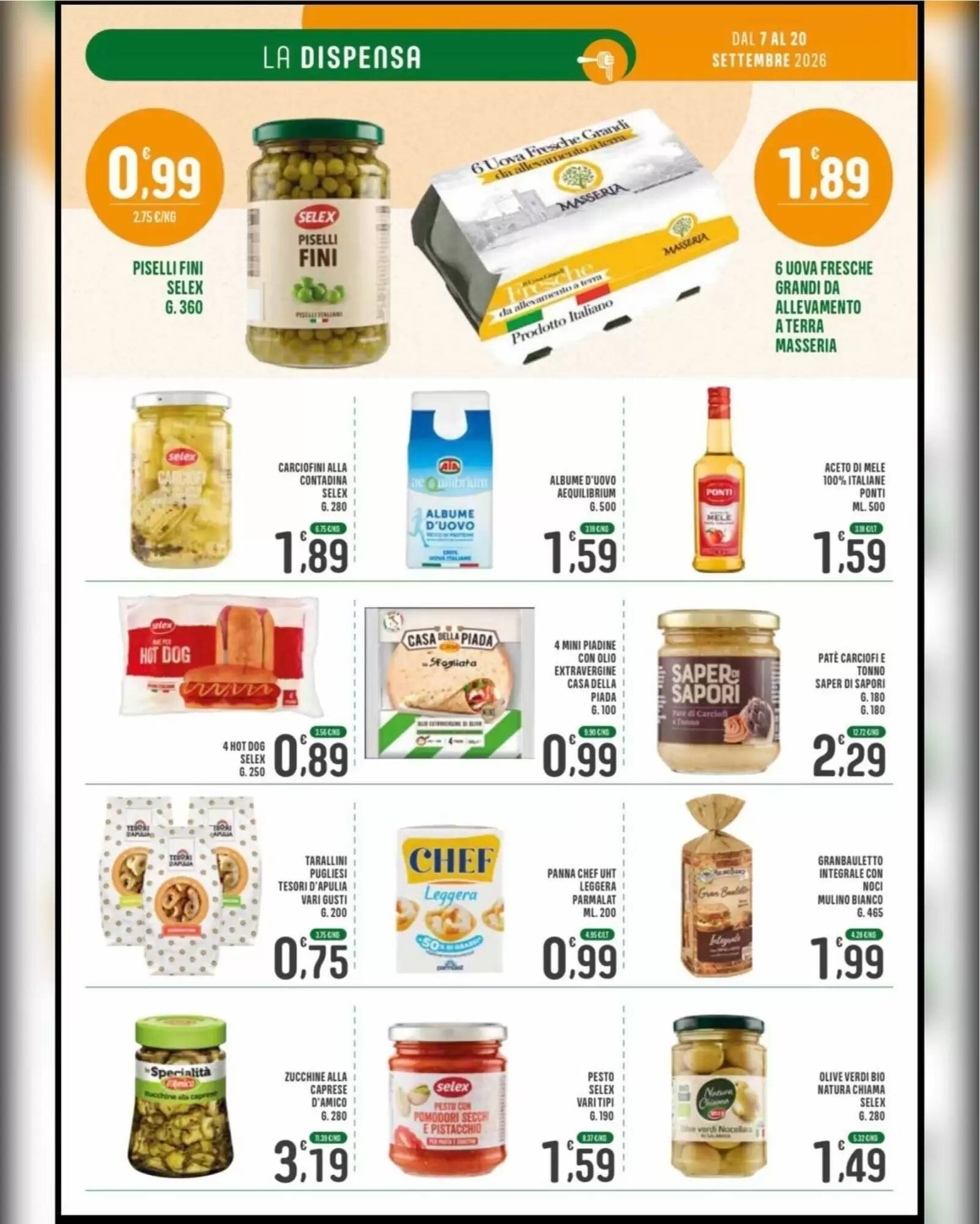 Volantino promozionale La Mimosa Supermercati  valide dal 07/09/2026 - Pagina 13.