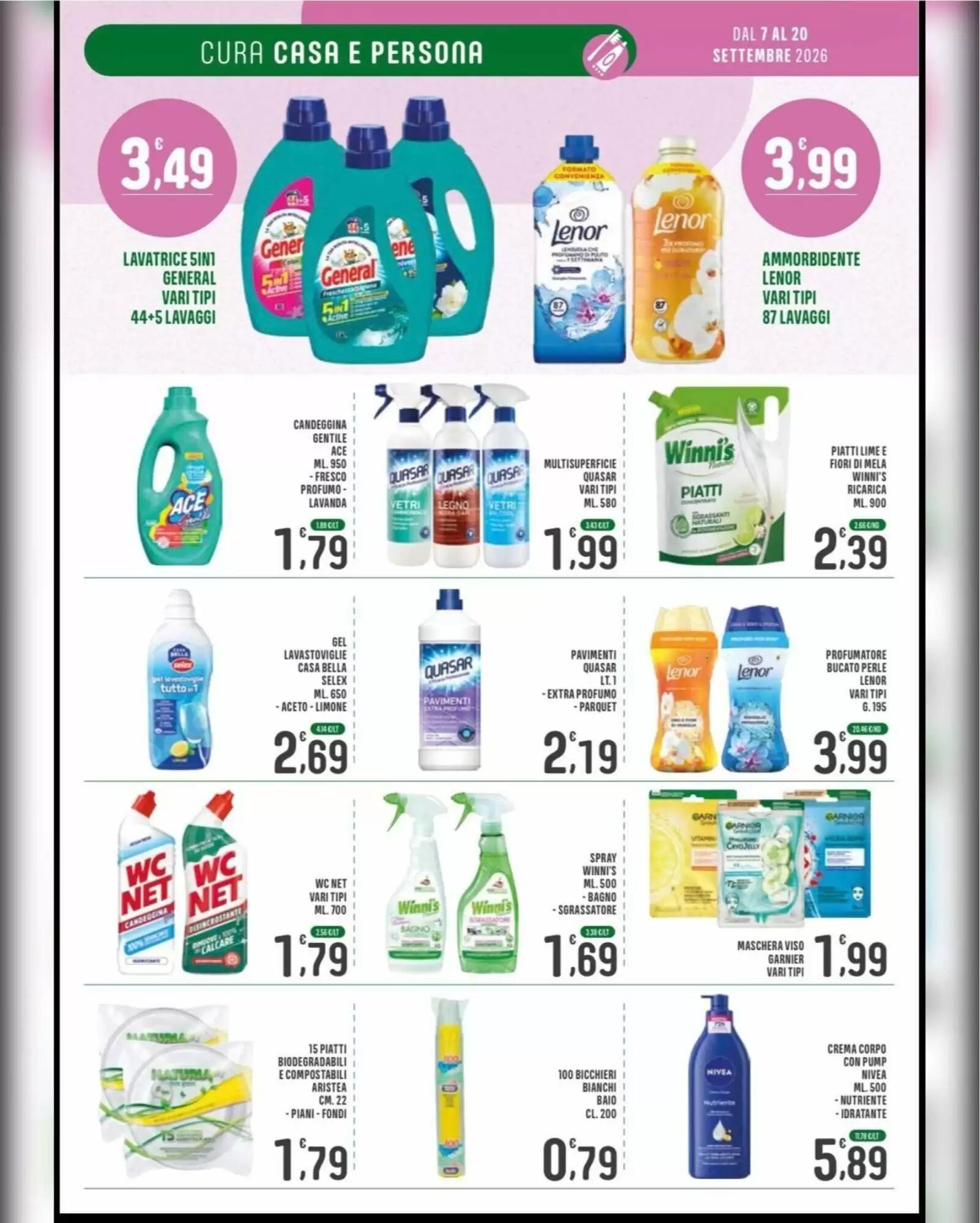 Volantino promozionale La Mimosa Supermercati  valide dal 07/09/2026 - Pagina 15.