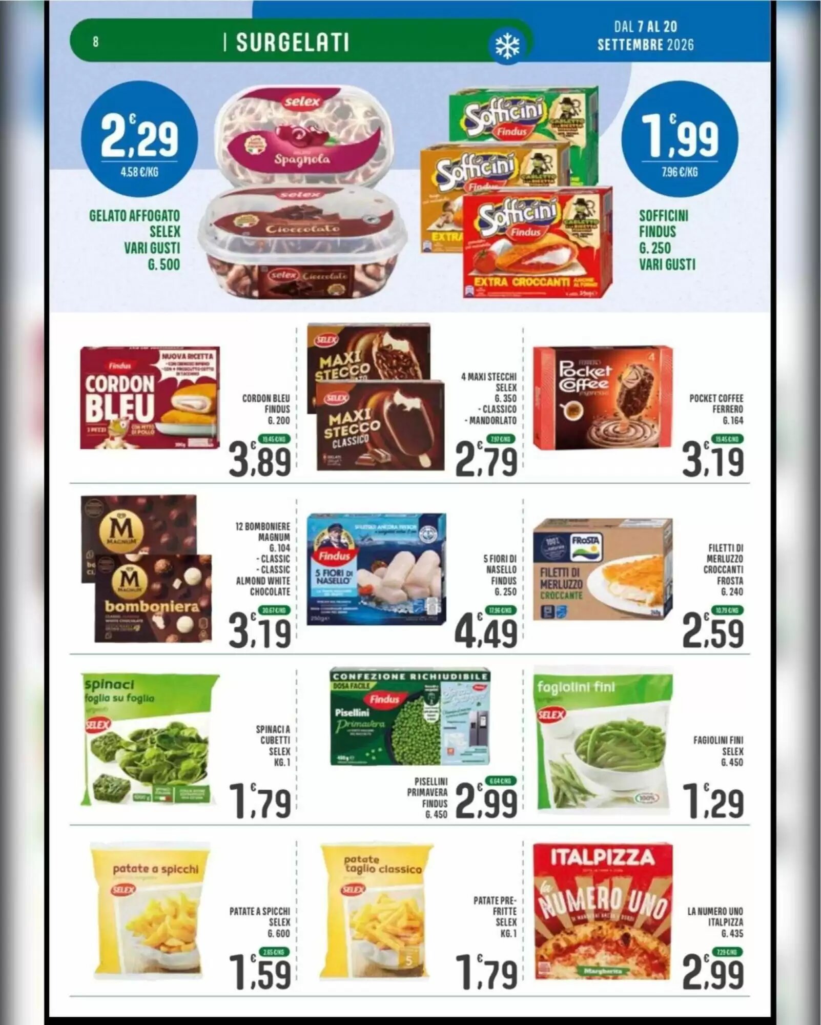Volantino promozionale La Mimosa Supermercati  valide dal 07/09/2026 - Pagina 8.