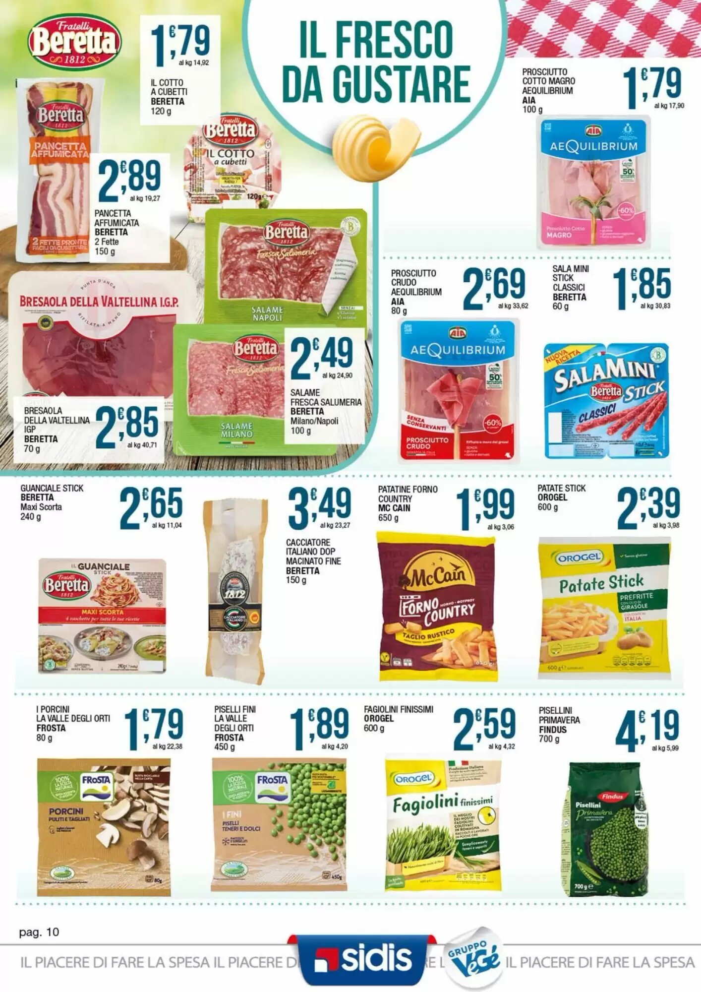 Volantino promozionale Sidis  valide dal 07/09/2026 - Pagina 10.
