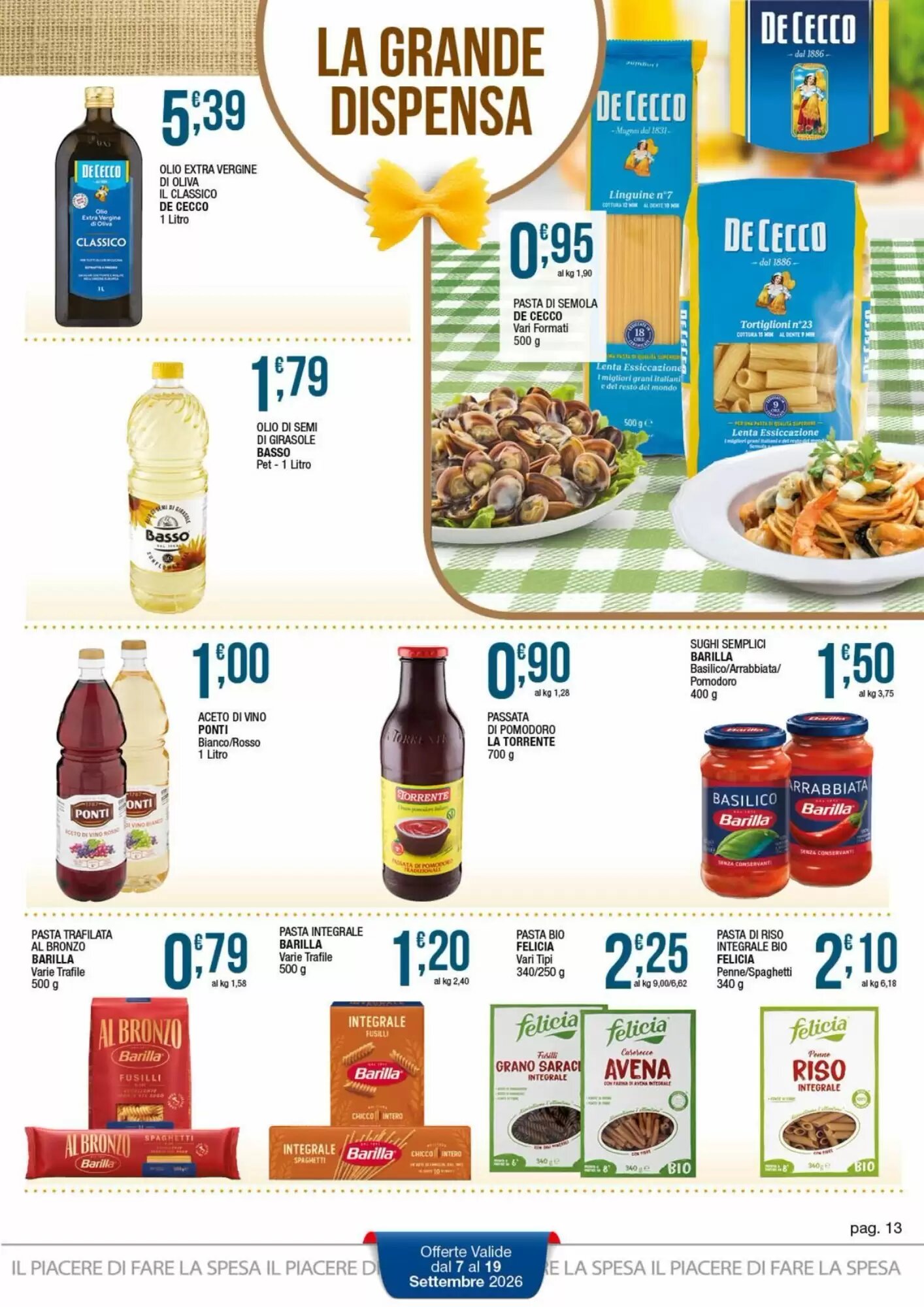Volantino promozionale Sidis  valide dal 07/09/2026 - Pagina 13.