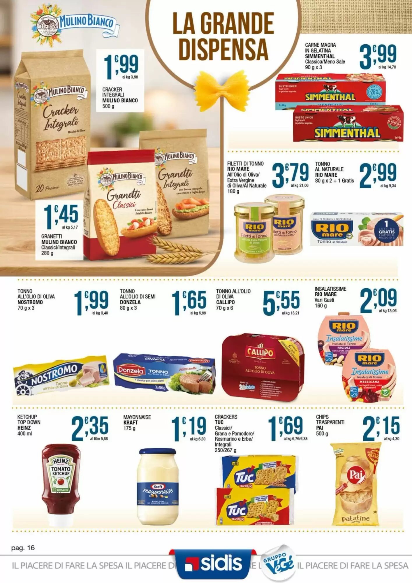 Volantino promozionale Sidis  valide dal 07/09/2026 - Pagina 16.