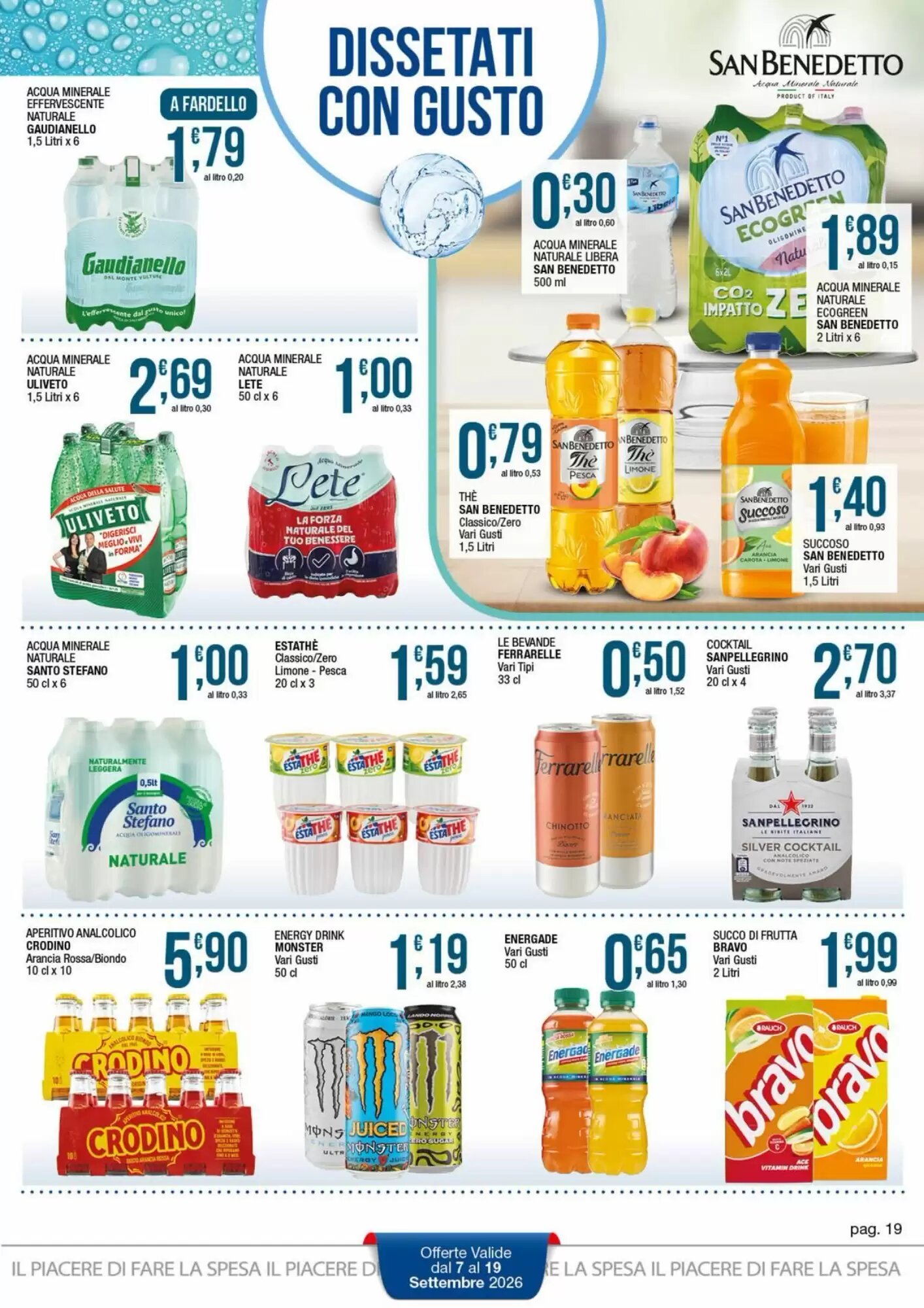 Volantino promozionale Sidis  valide dal 07/09/2026 - Pagina 19.