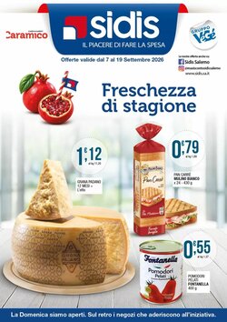 Volantino promozionale Sidis  valide dal 07/09/2026