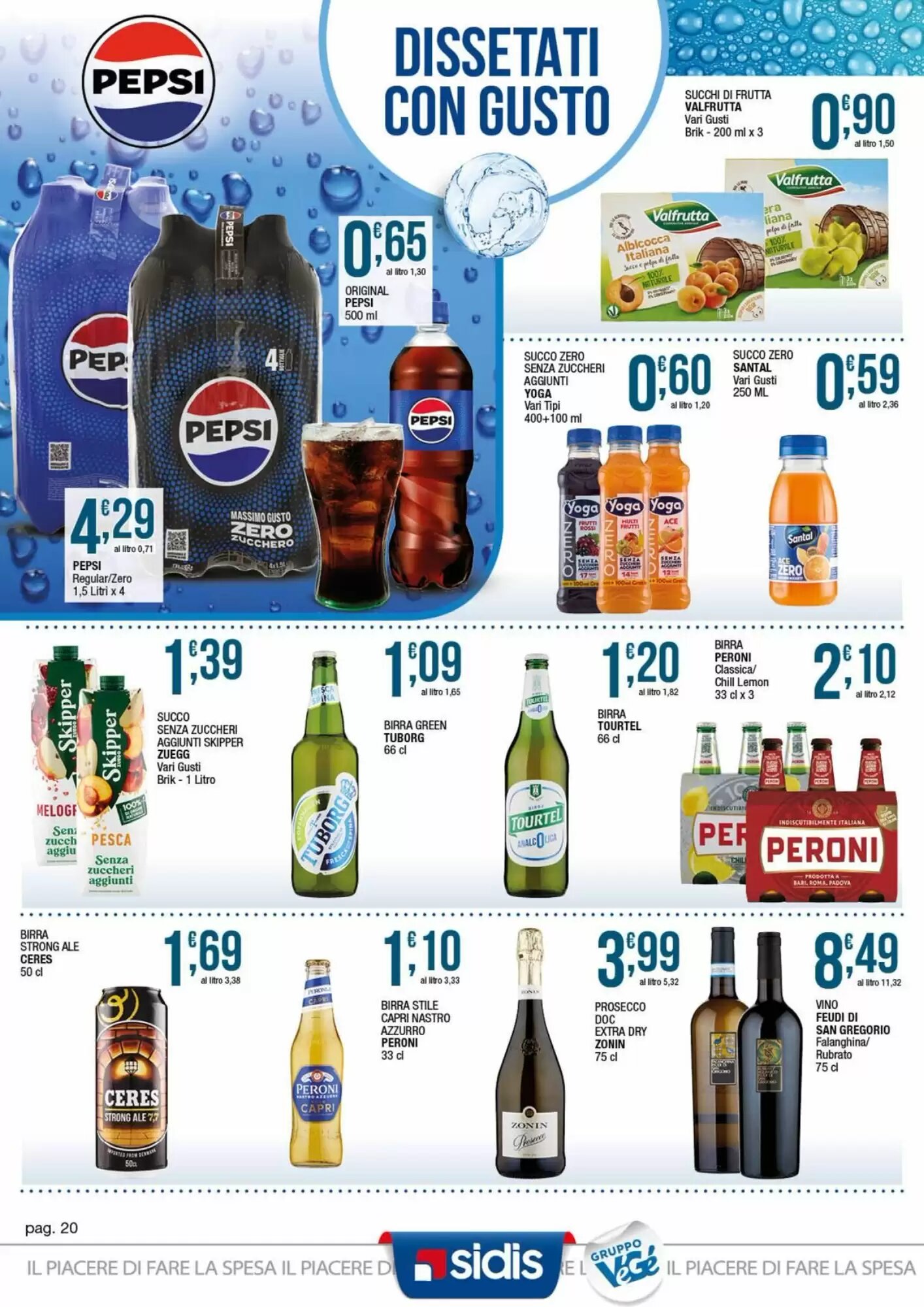Volantino promozionale Sidis  valide dal 07/09/2026 - Pagina 20.