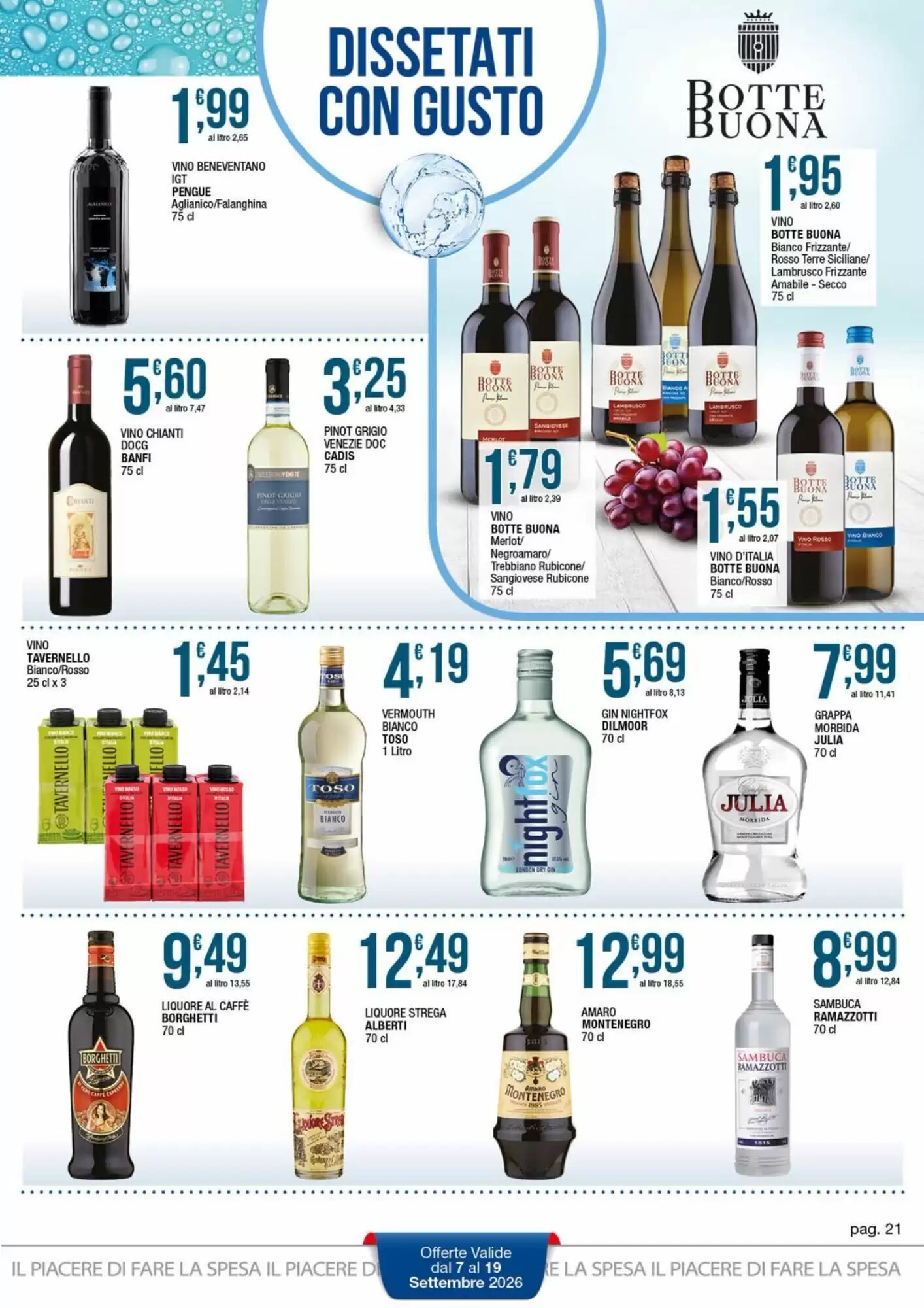 Volantino promozionale Sidis  valide dal 07/09/2026 - Pagina 21.
