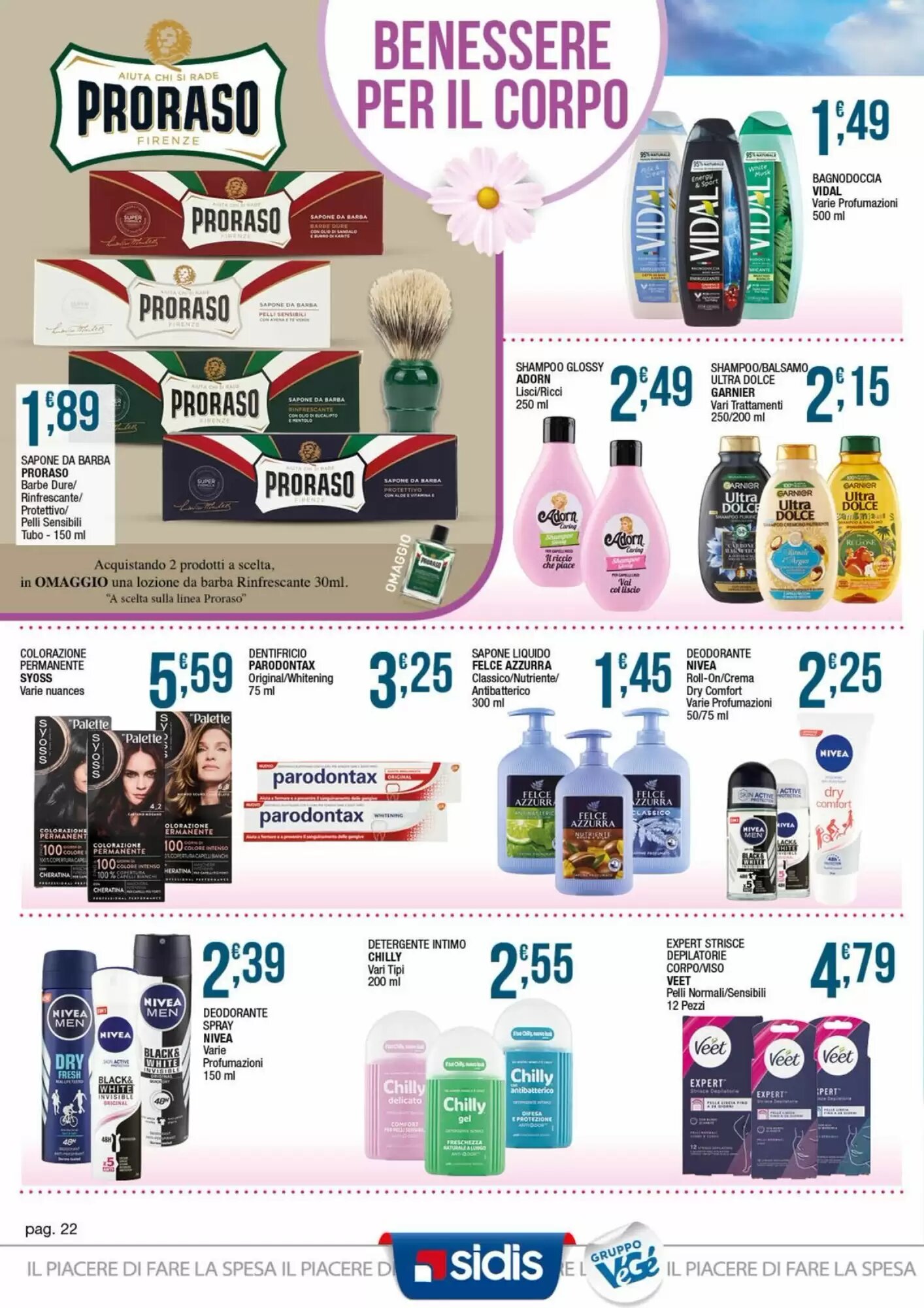 Volantino promozionale Sidis  valide dal 07/09/2026 - Pagina 22.