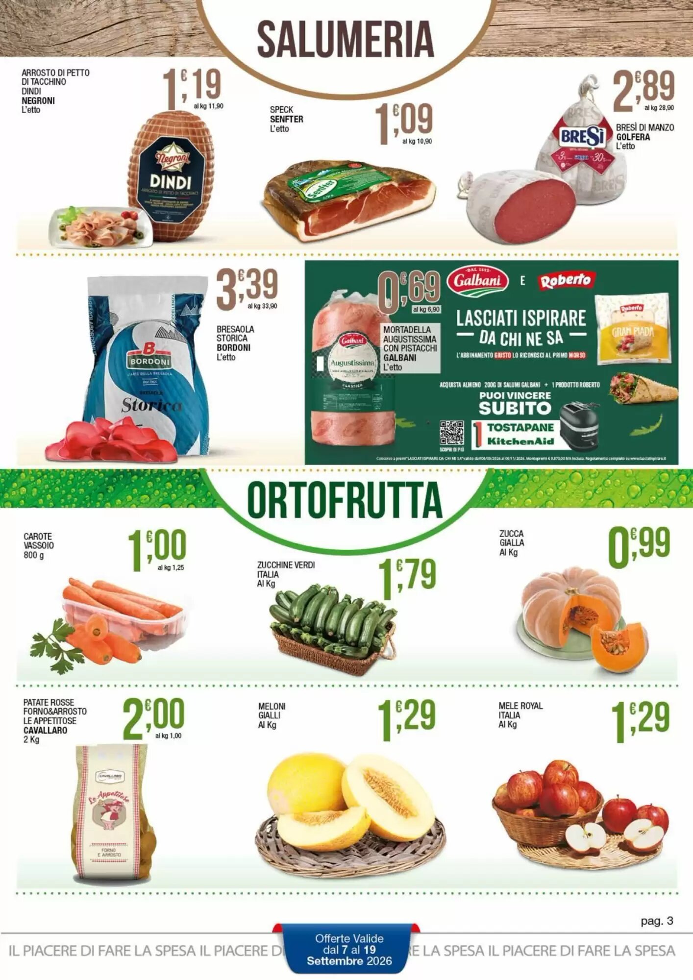 Volantino promozionale Sidis  valide dal 07/09/2026 - Pagina 3.