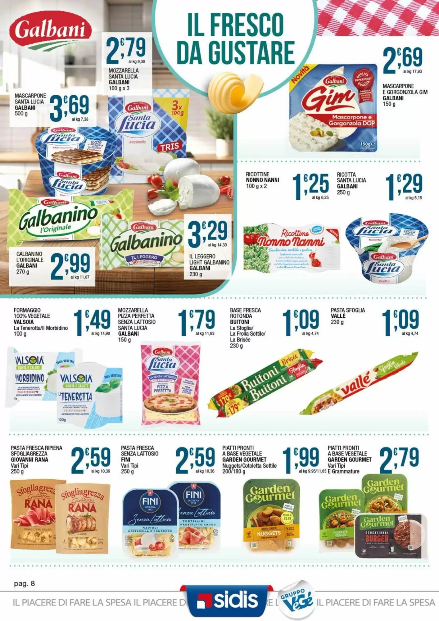Volantino promozionale Sidis  valide dal 07/09/2026 - Pagina 8.